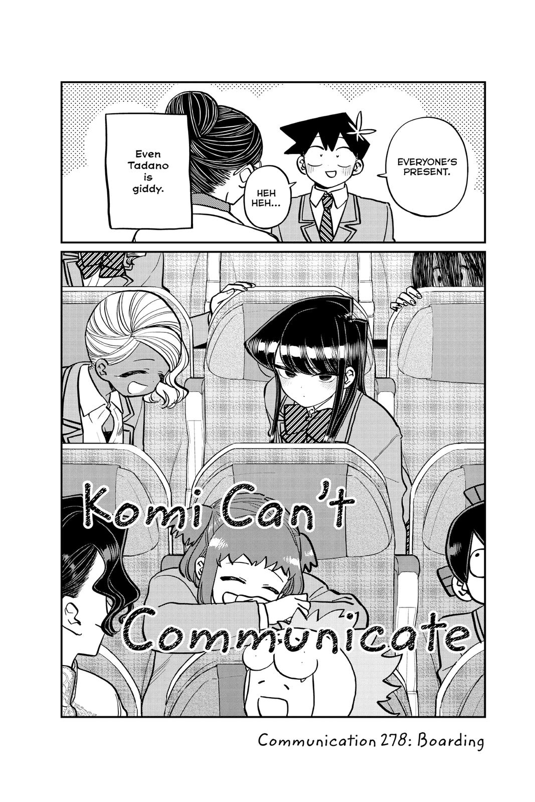 Komi Can’t Communicate Chapter 278