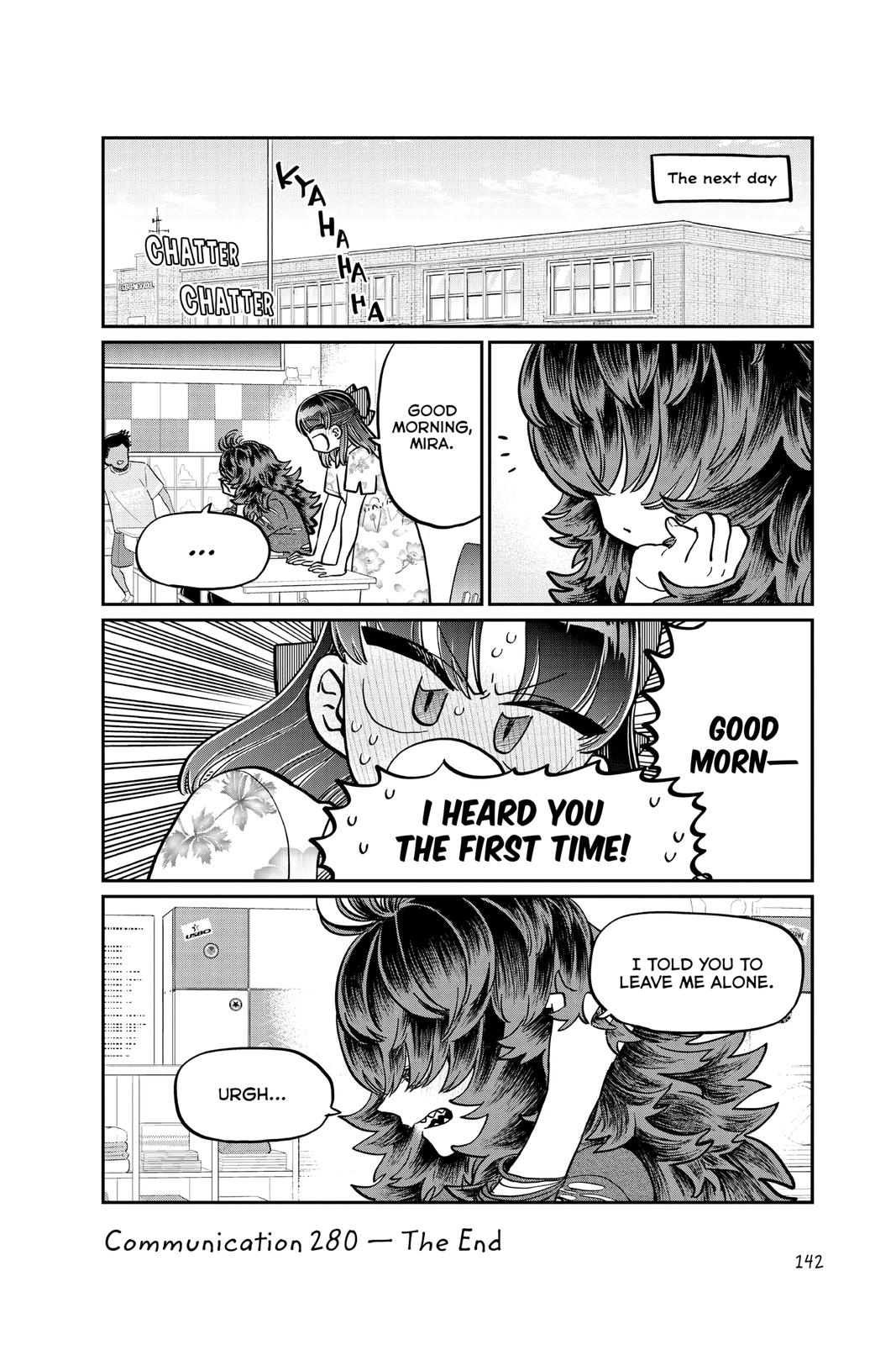 Komi Can’t Communicate Chapter 280