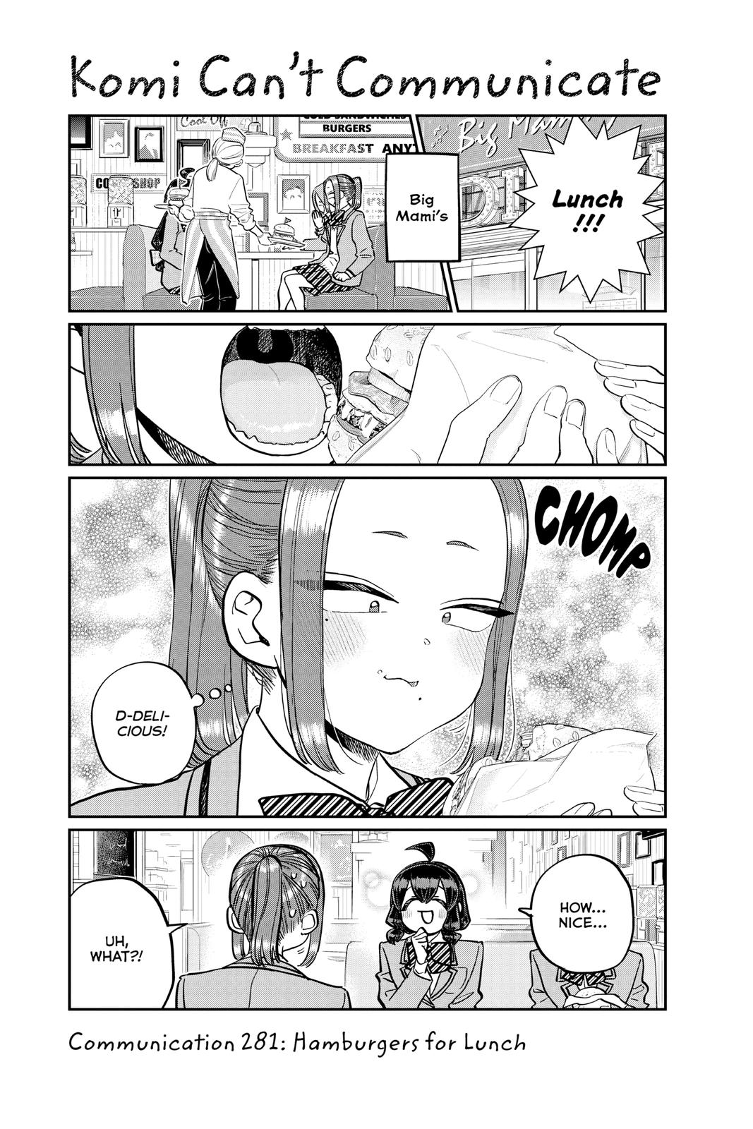 Komi Can’t Communicate Chapter 281