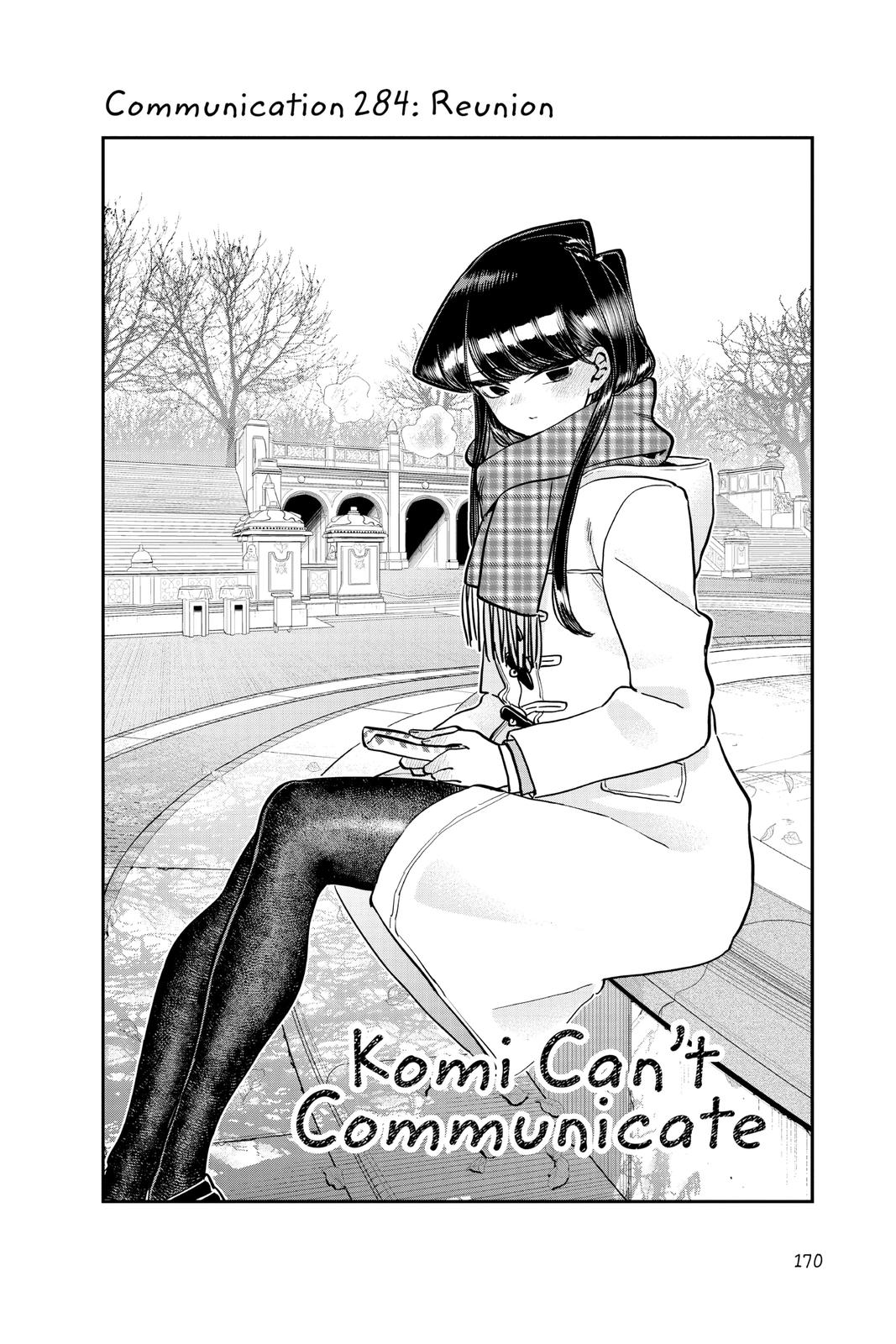 Komi Can’t Communicate Chapter 284