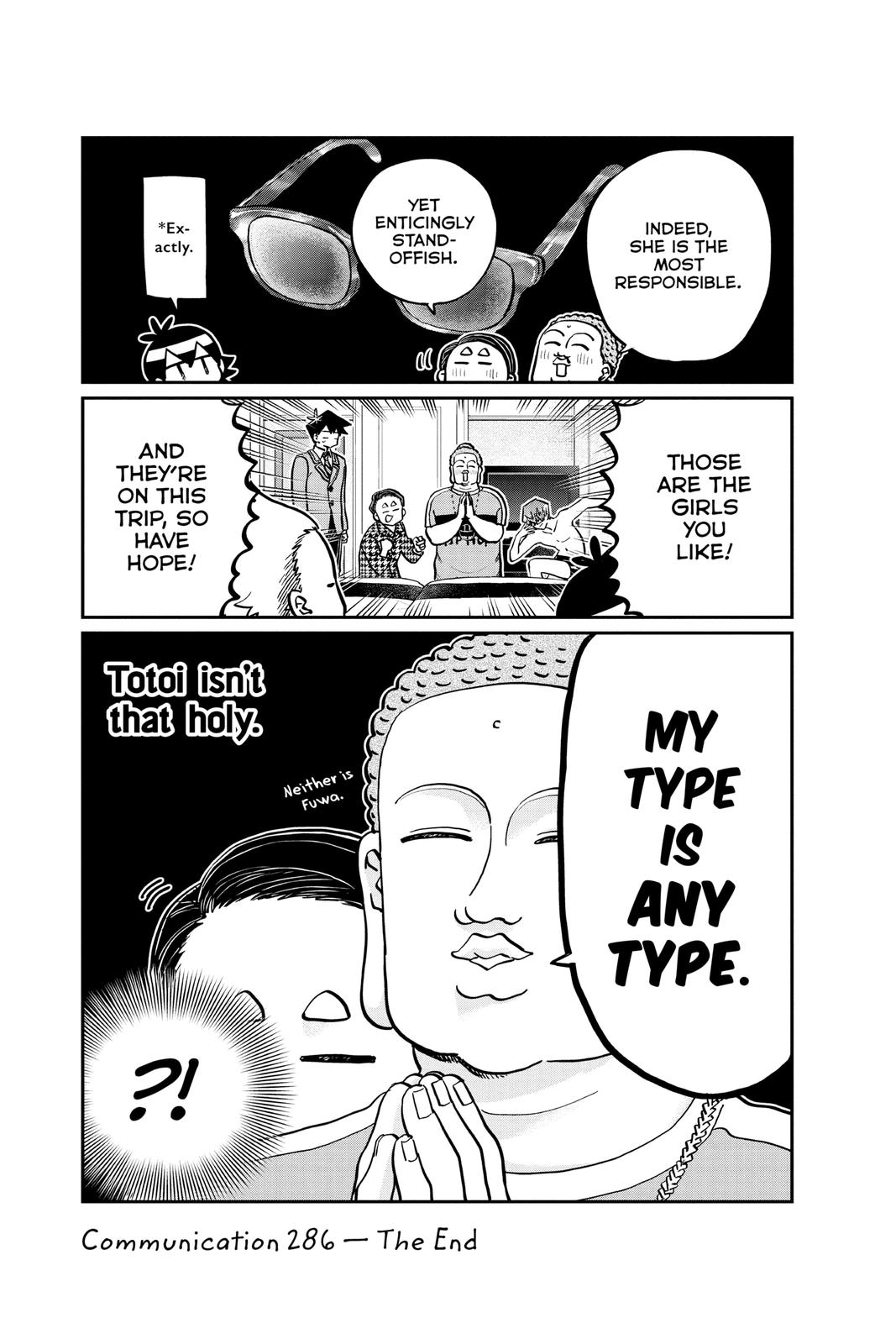 Komi Can’t Communicate Chapter 286