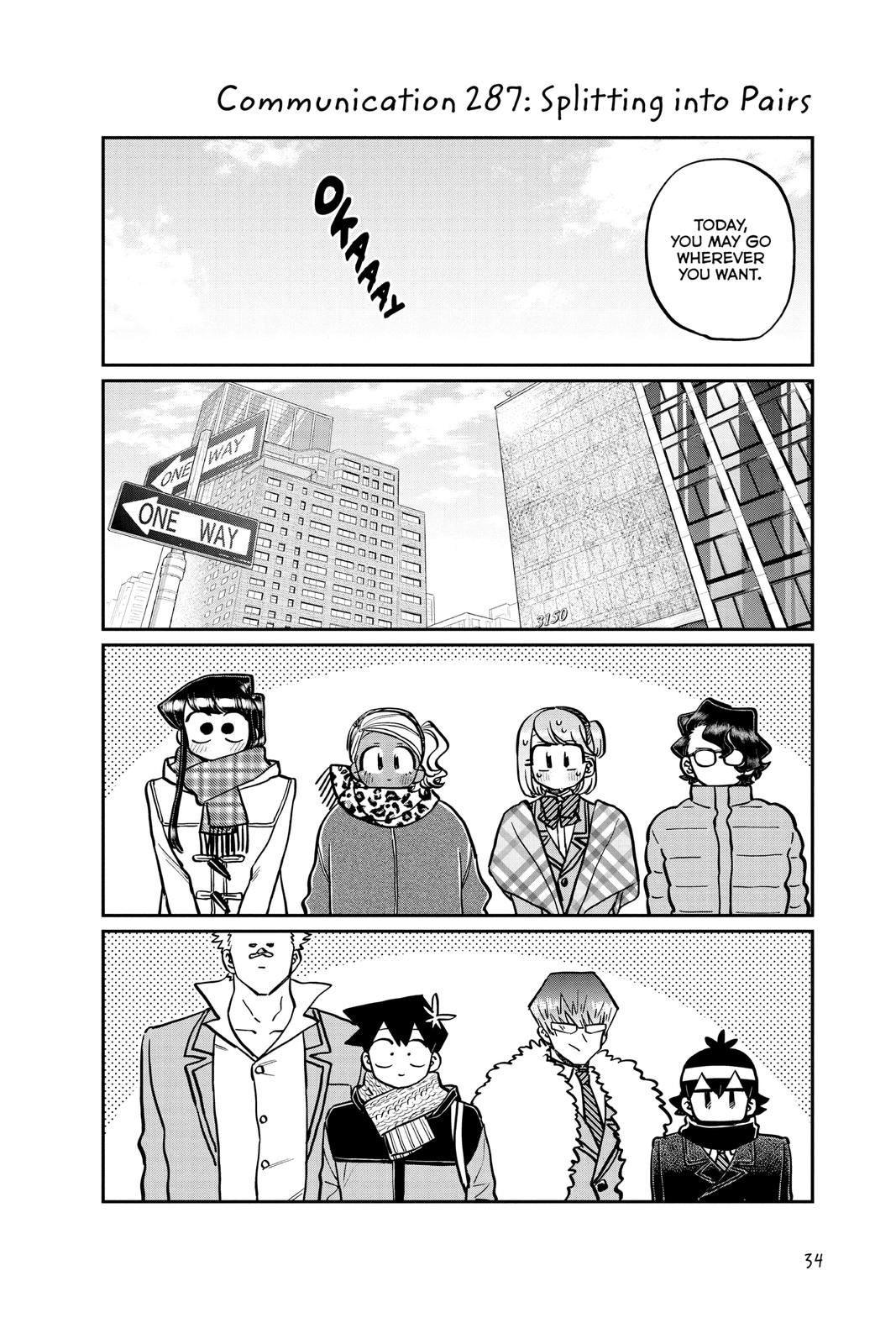 Komi Can’t Communicate Chapter 287