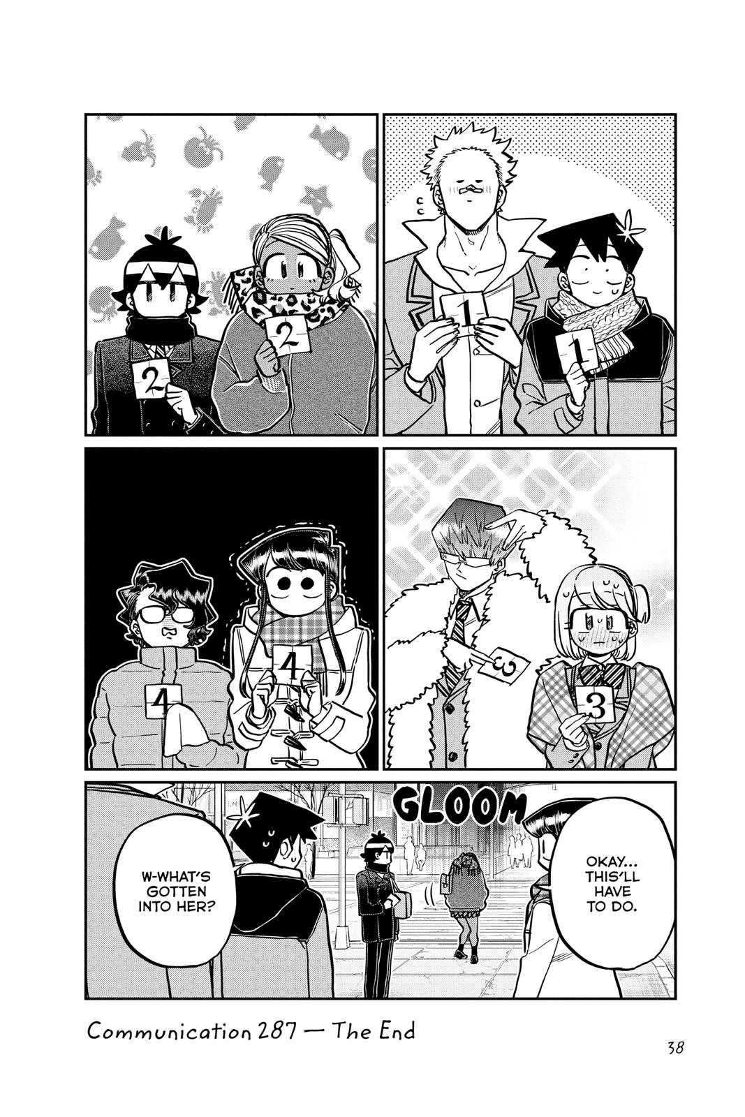 Komi Can’t Communicate Chapter 287