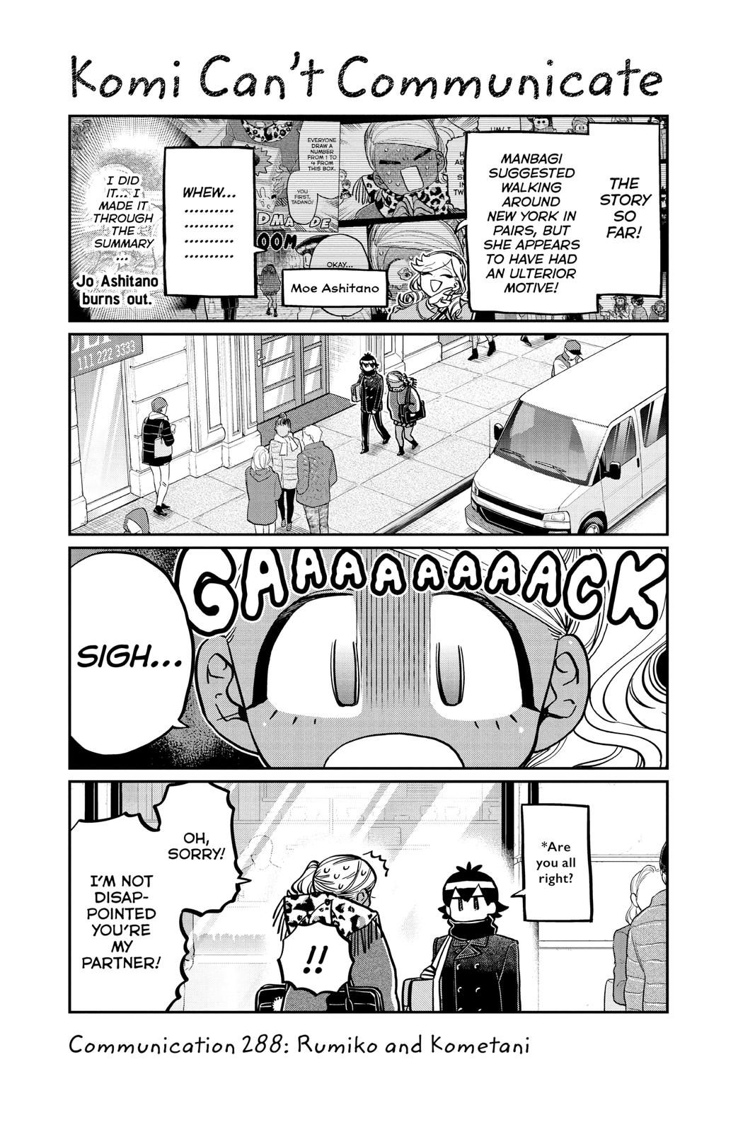 Komi Can’t Communicate Chapter 288