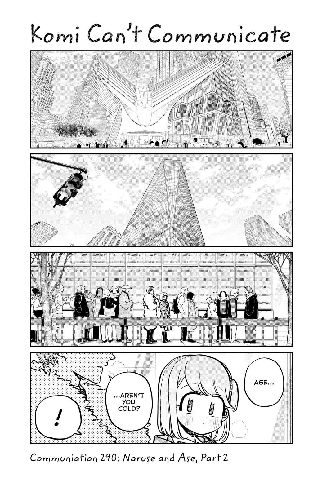Komi Can’t Communicate Chapter 290