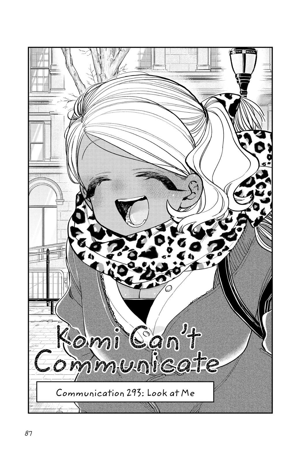 Komi Can’t Communicate Chapter 293