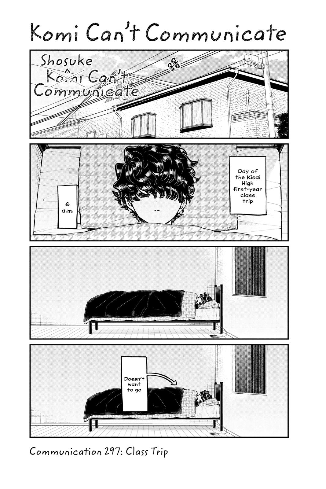 Komi Can’t Communicate Chapter 297