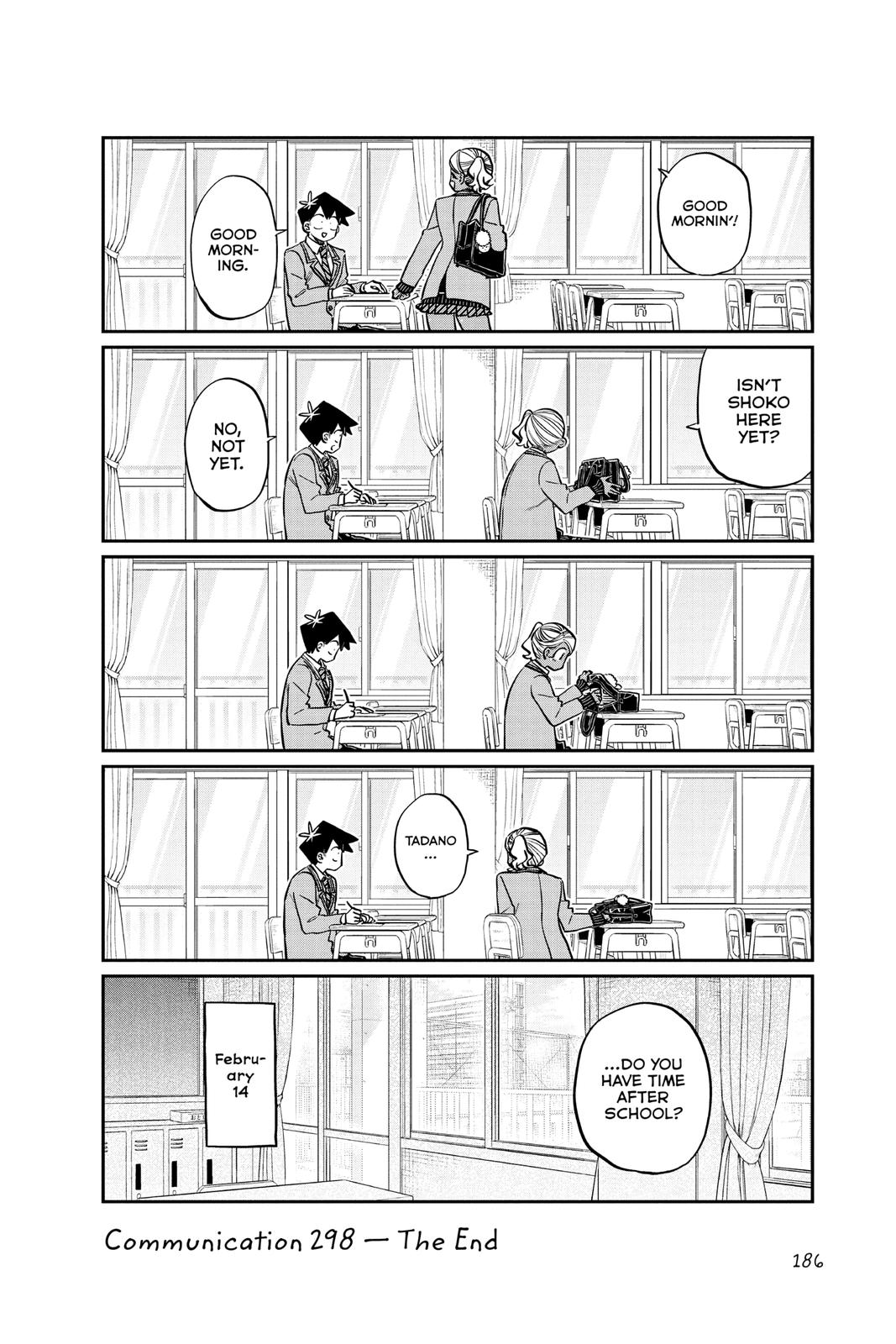 Komi Can’t Communicate Chapter 298