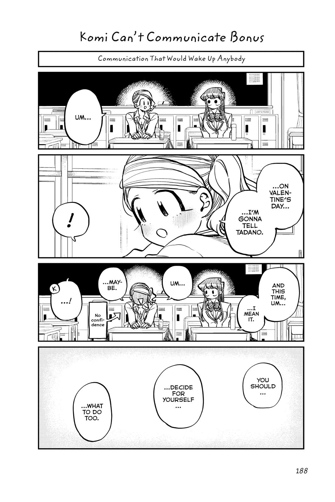 Komi Can’t Communicate Chapter 298