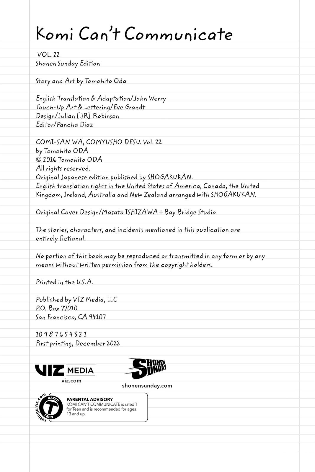 Komi Can’t Communicate Chapter 298