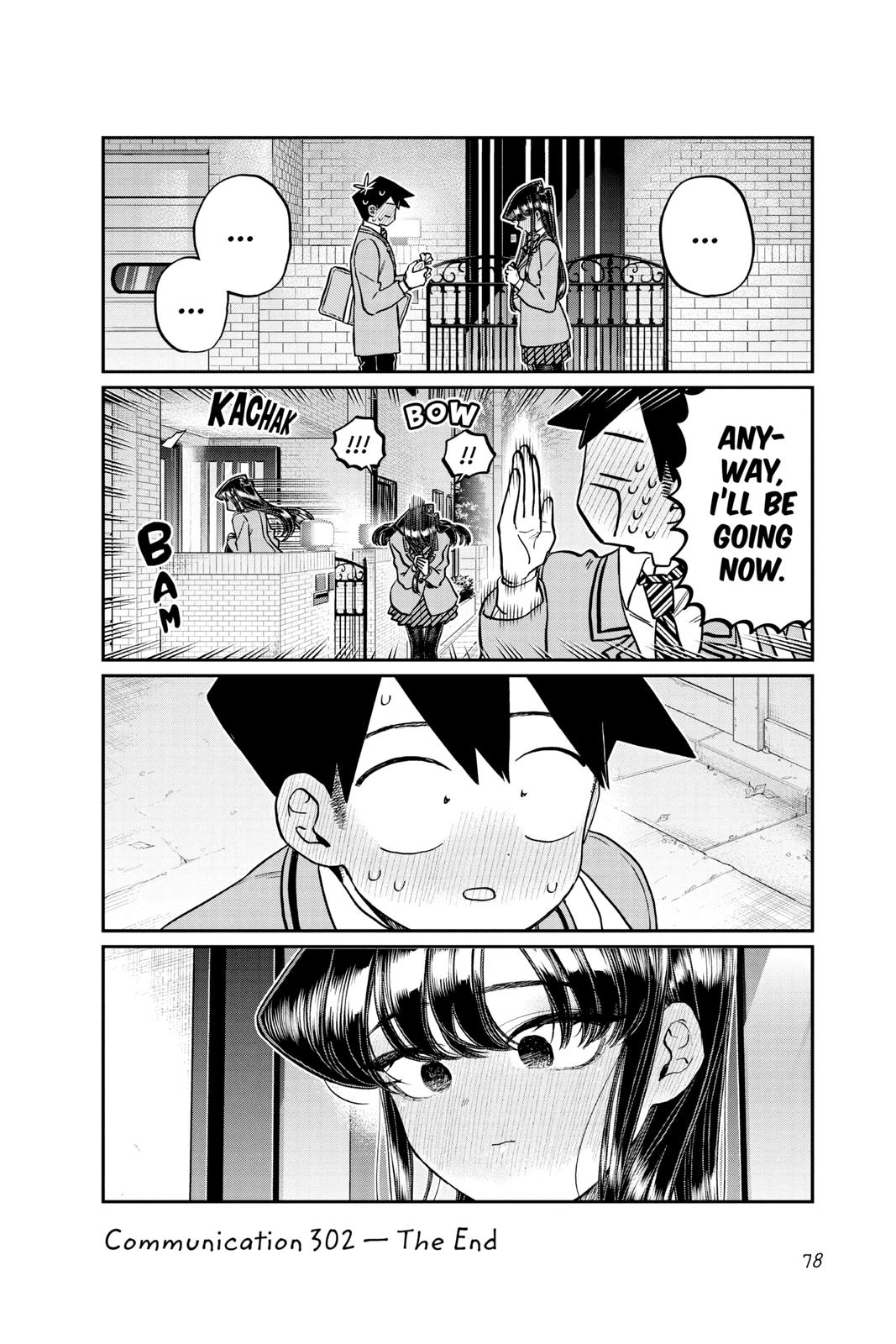 Komi Can’t Communicate Chapter 302