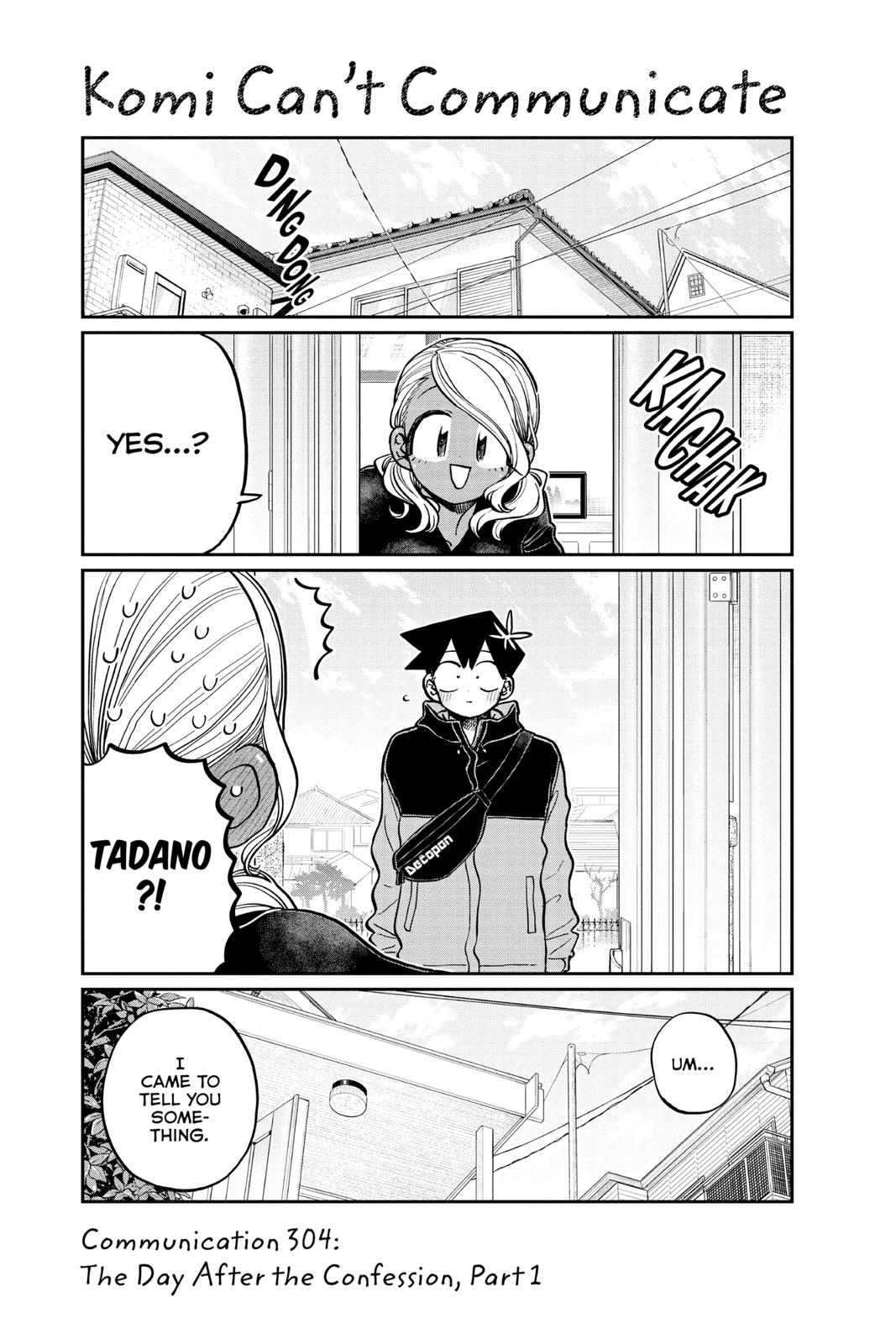 Komi Can’t Communicate Chapter 304