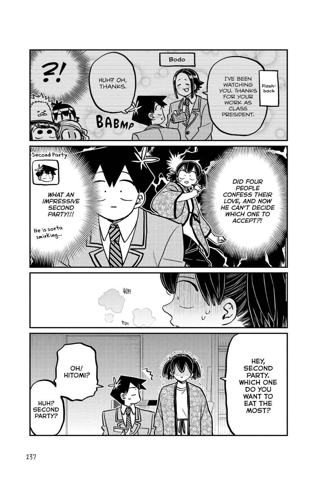 Komi Can’t Communicate Chapter 307