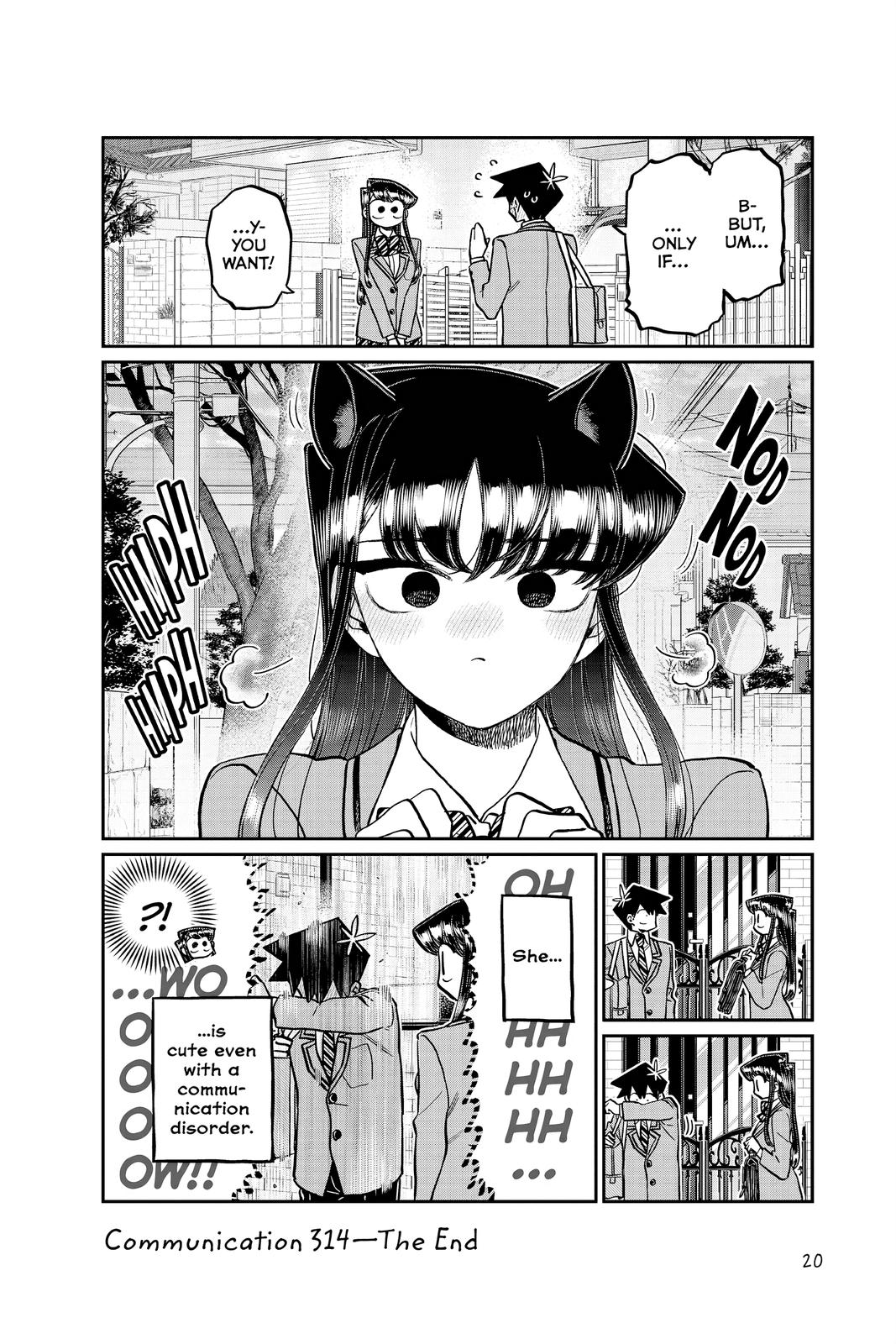 Komi Can’t Communicate Chapter 314