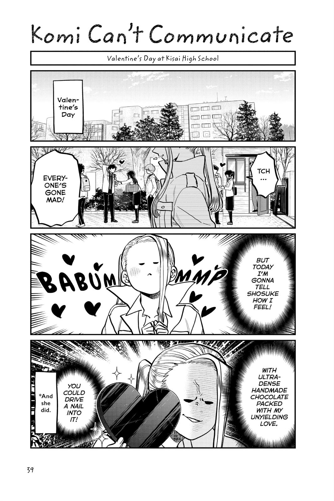 Komi Can’t Communicate Chapter 316