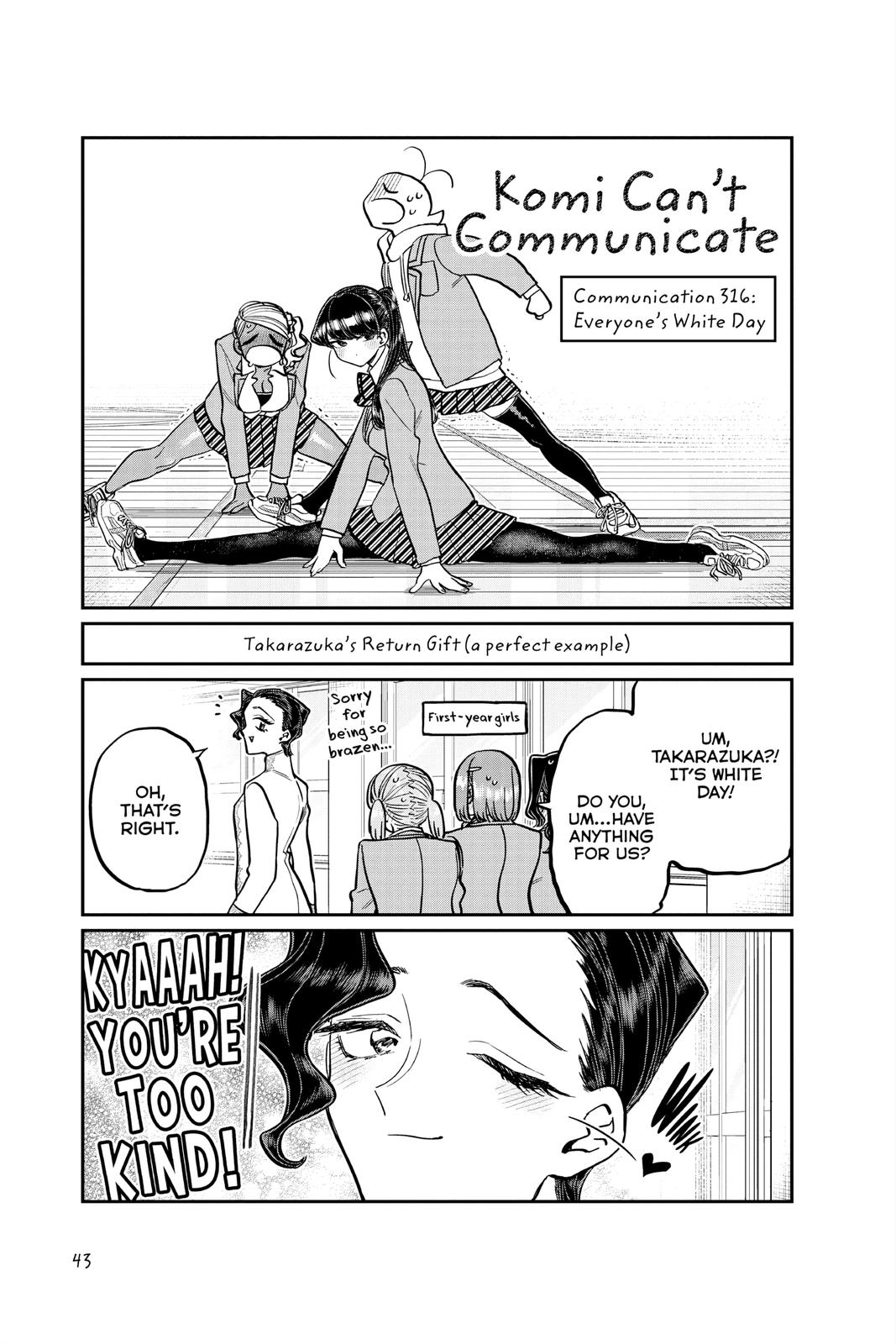 Komi Can’t Communicate Chapter 316