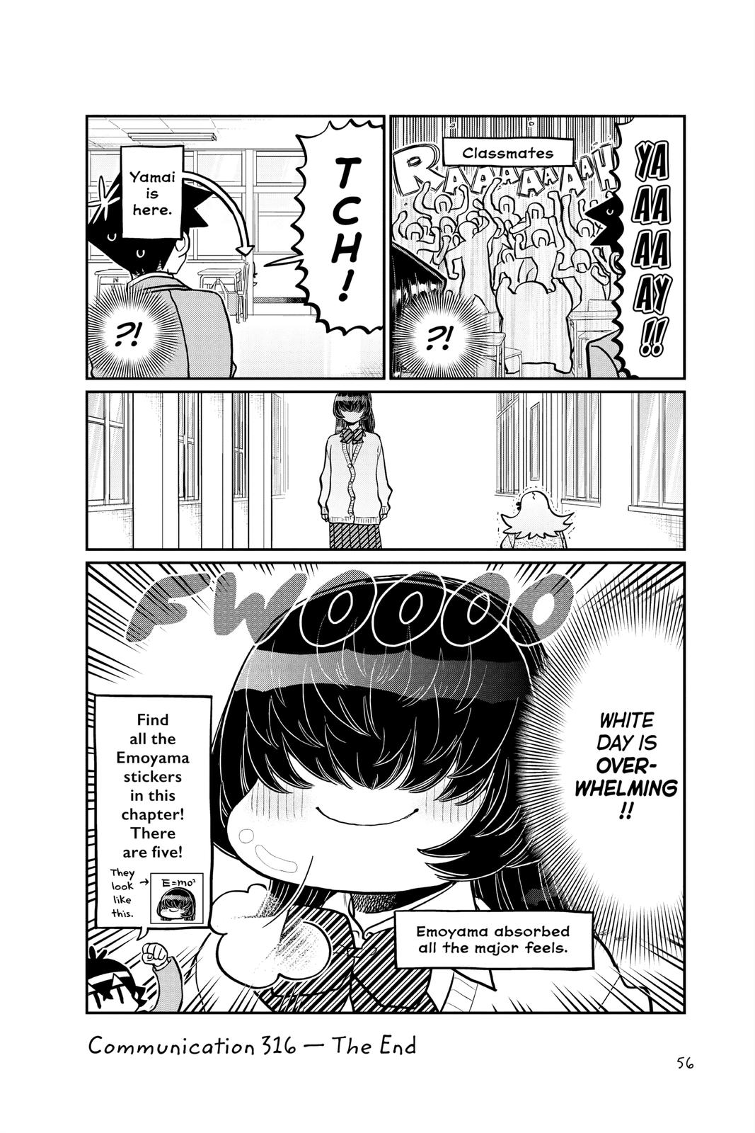 Komi Can’t Communicate Chapter 316