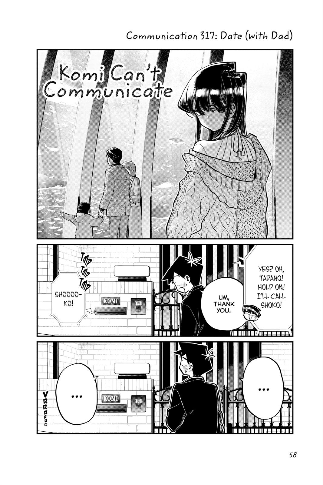 Komi Can’t Communicate Chapter 317