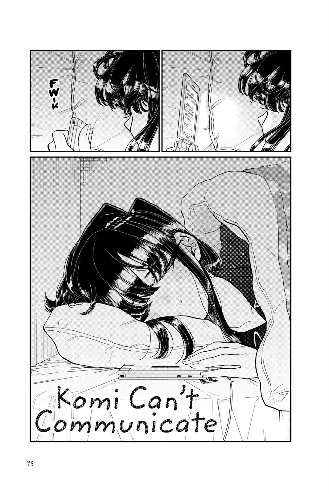 Komi Can’t Communicate Chapter 319