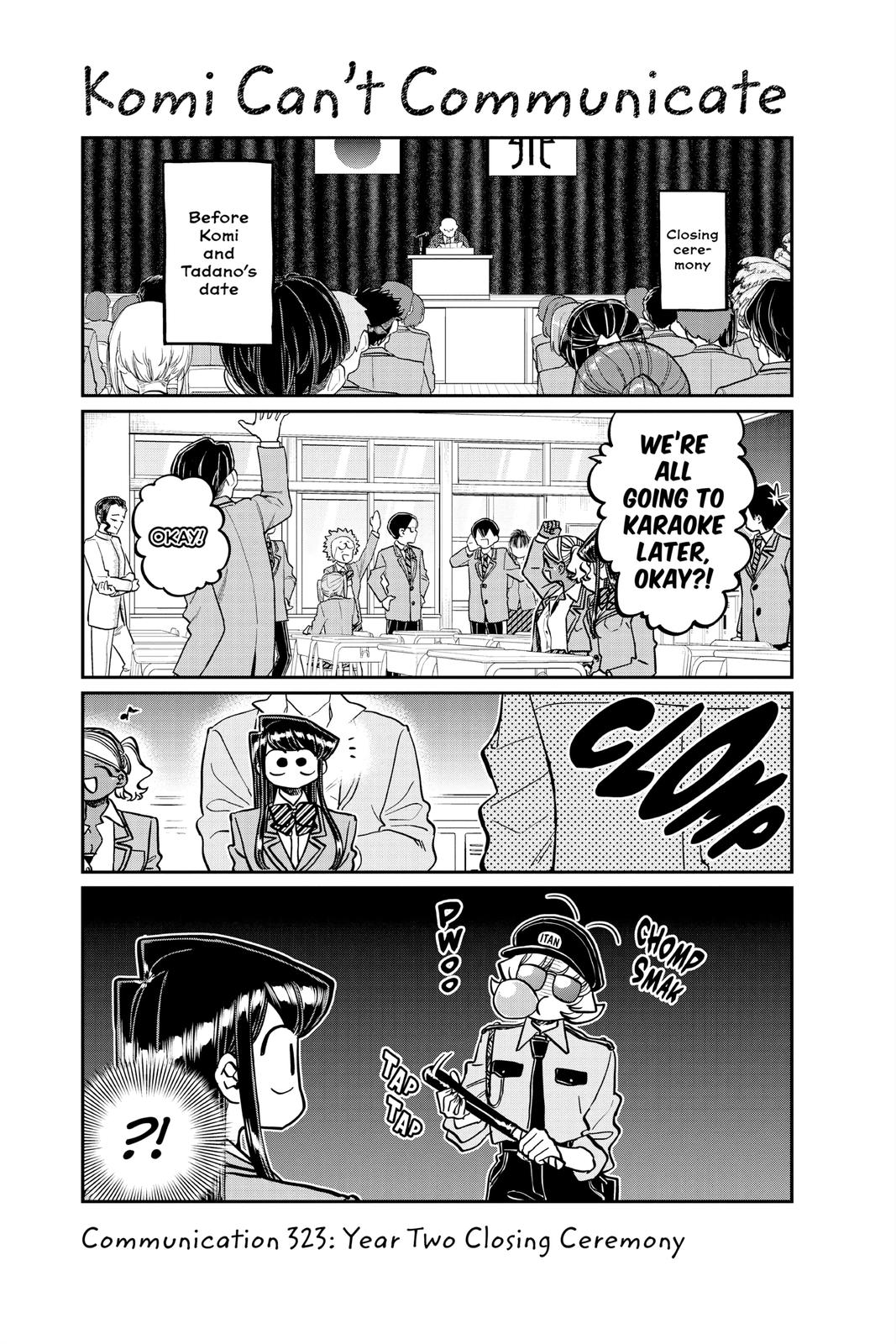 Komi Can’t Communicate Chapter 323