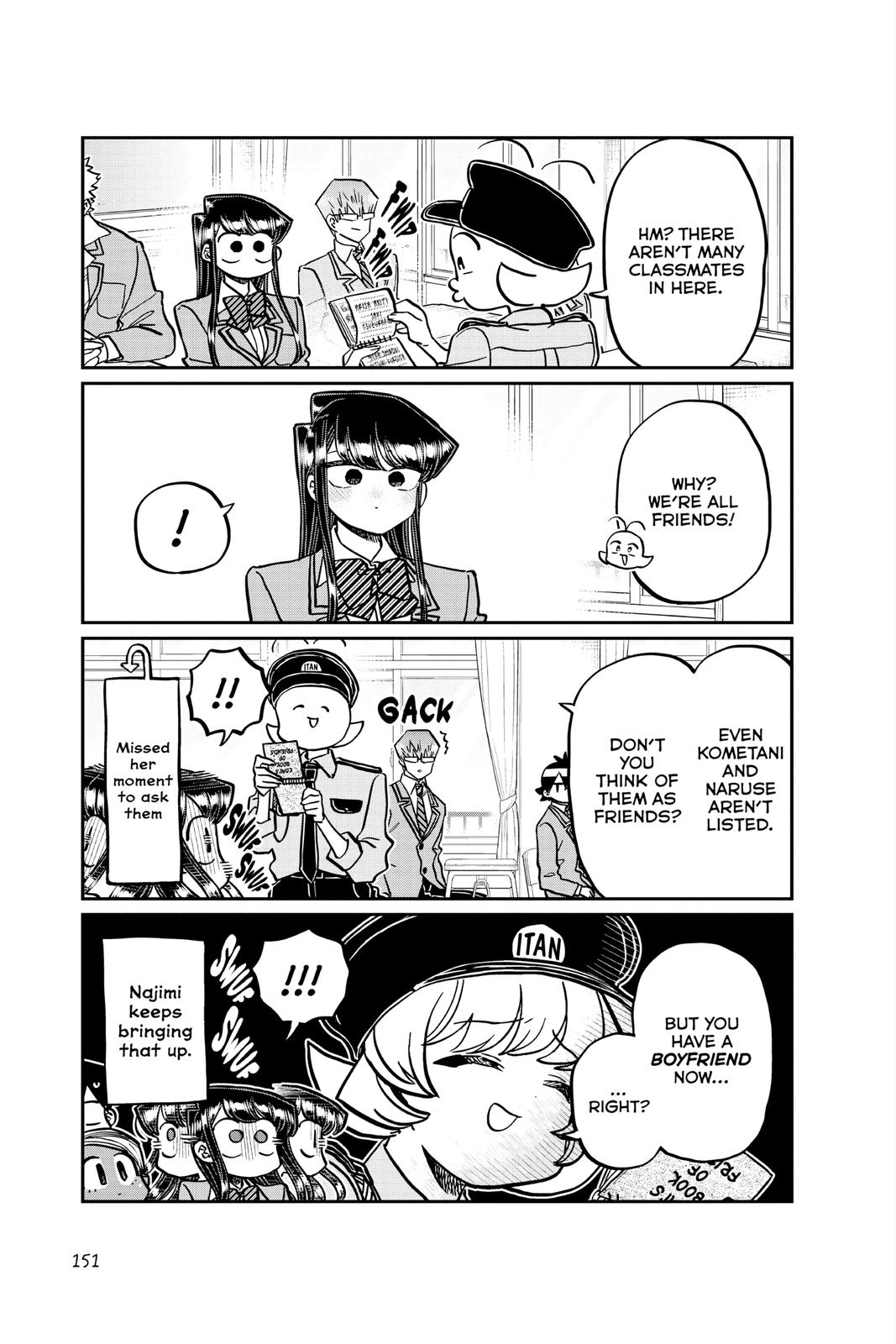 Komi Can’t Communicate Chapter 323