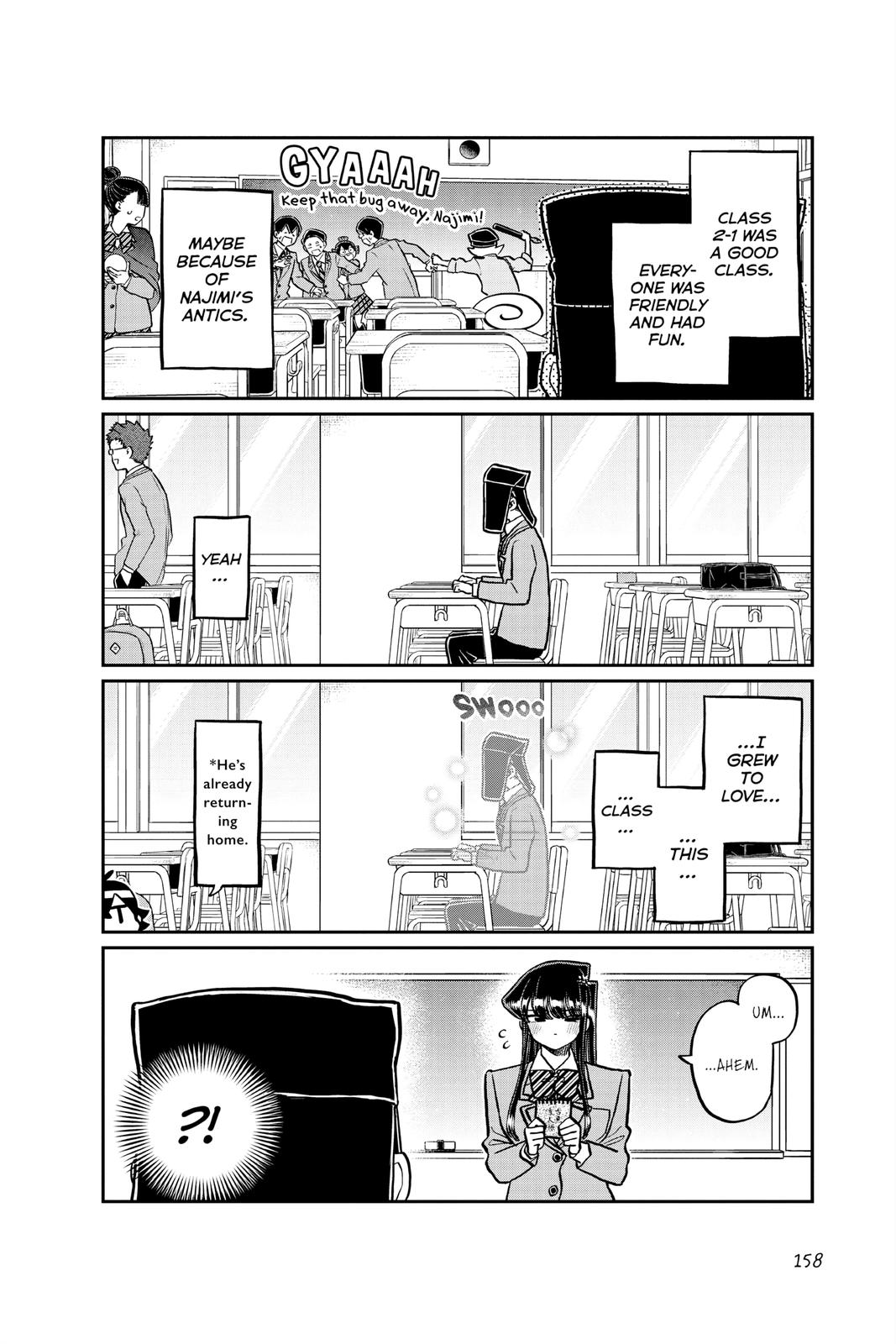 Komi Can’t Communicate Chapter 323