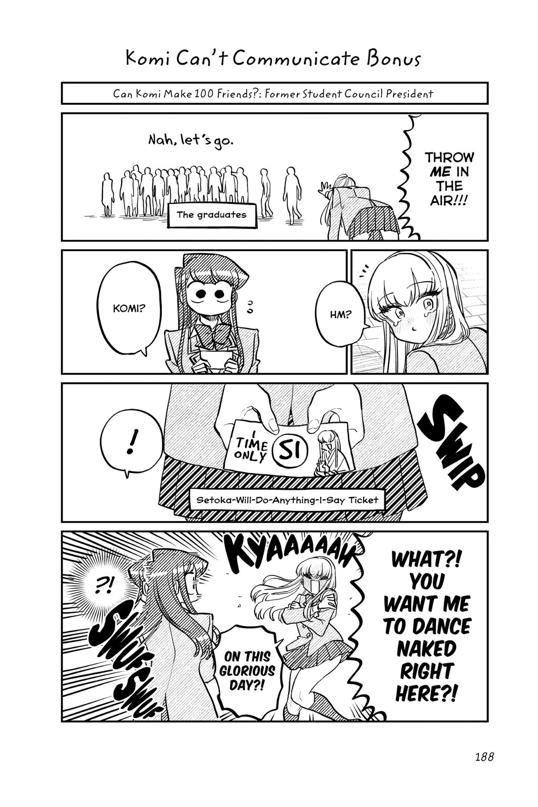 Komi Can’t Communicate Chapter 324