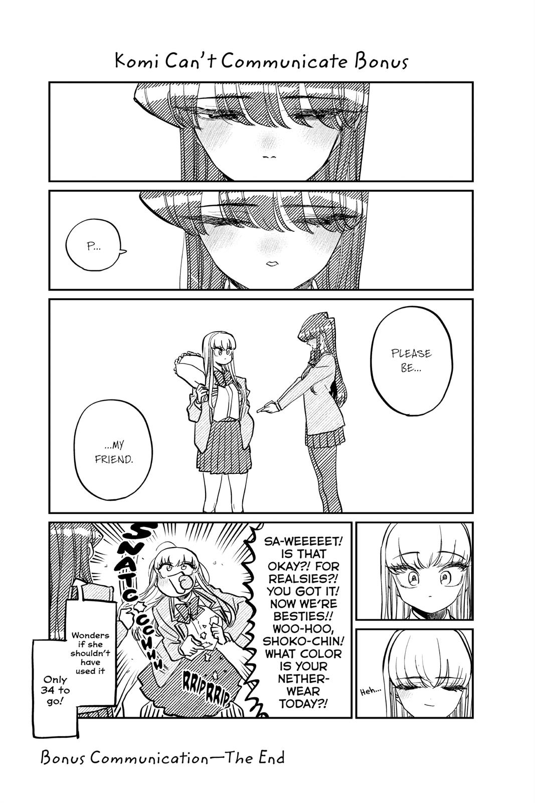 Komi Can’t Communicate Chapter 324