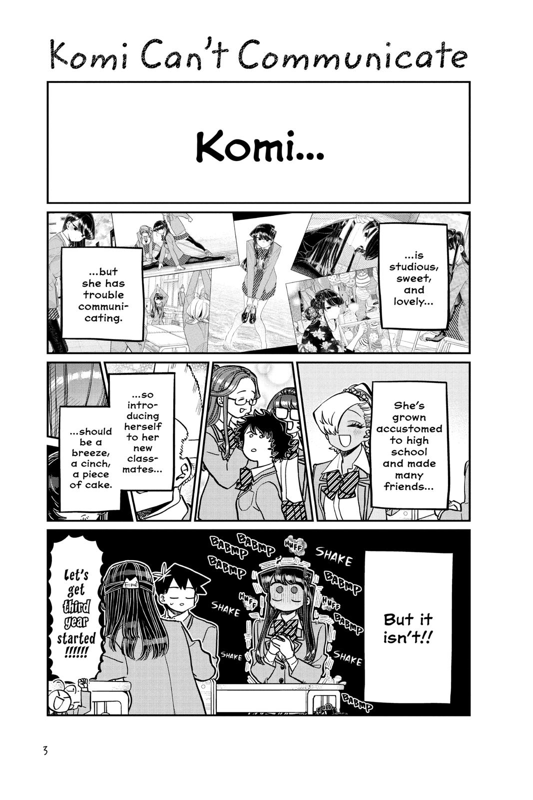 Komi Can’t Communicate Chapter 325