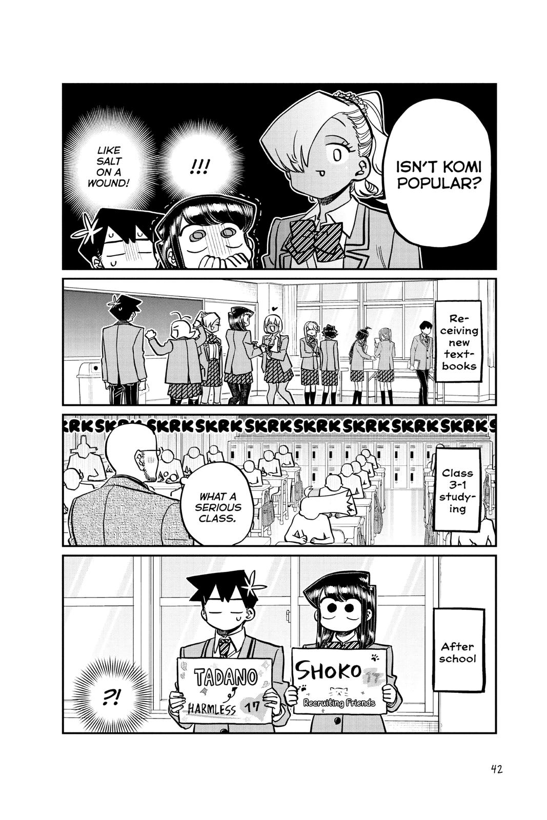 Komi Can’t Communicate Chapter 329