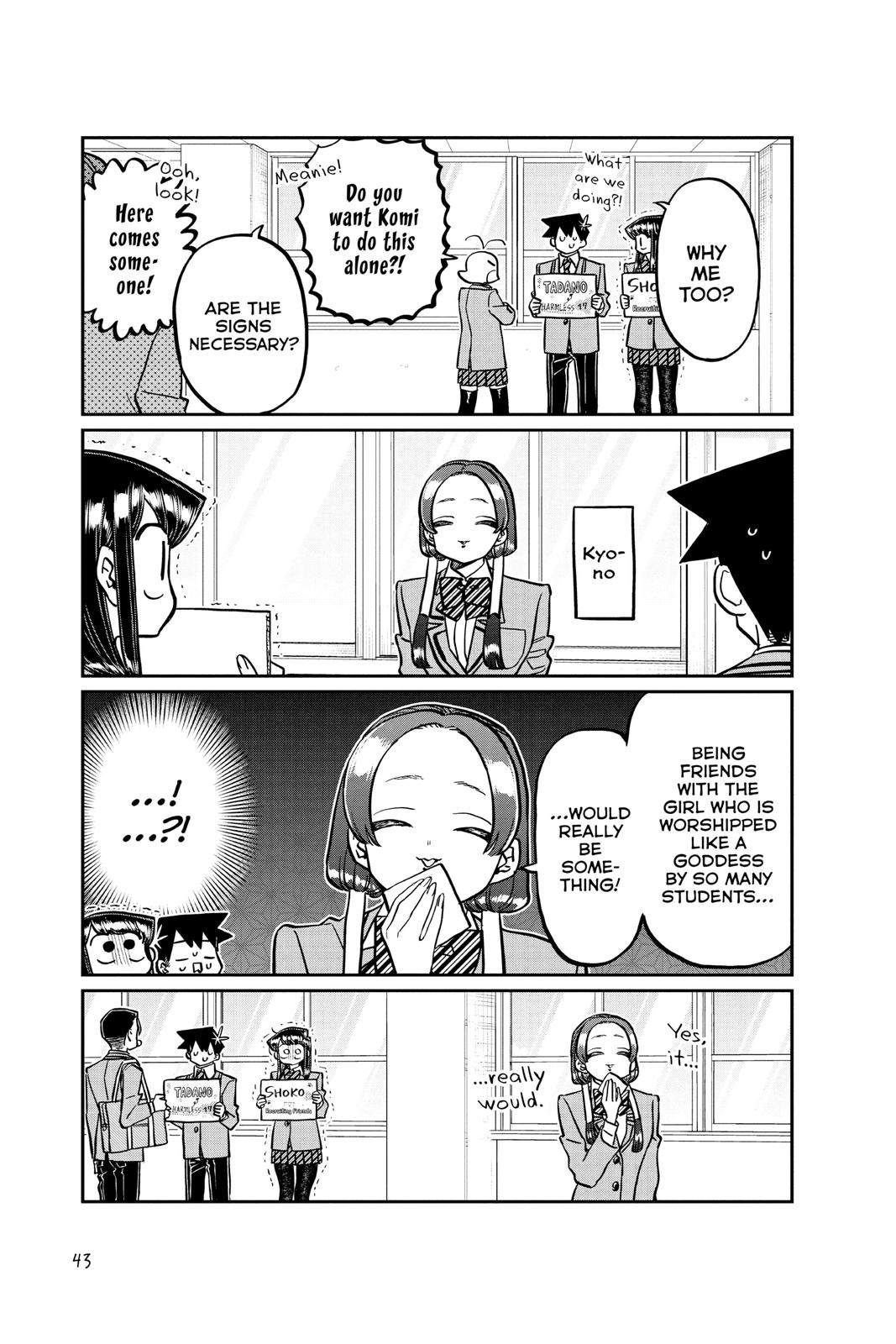 Komi Can’t Communicate Chapter 329