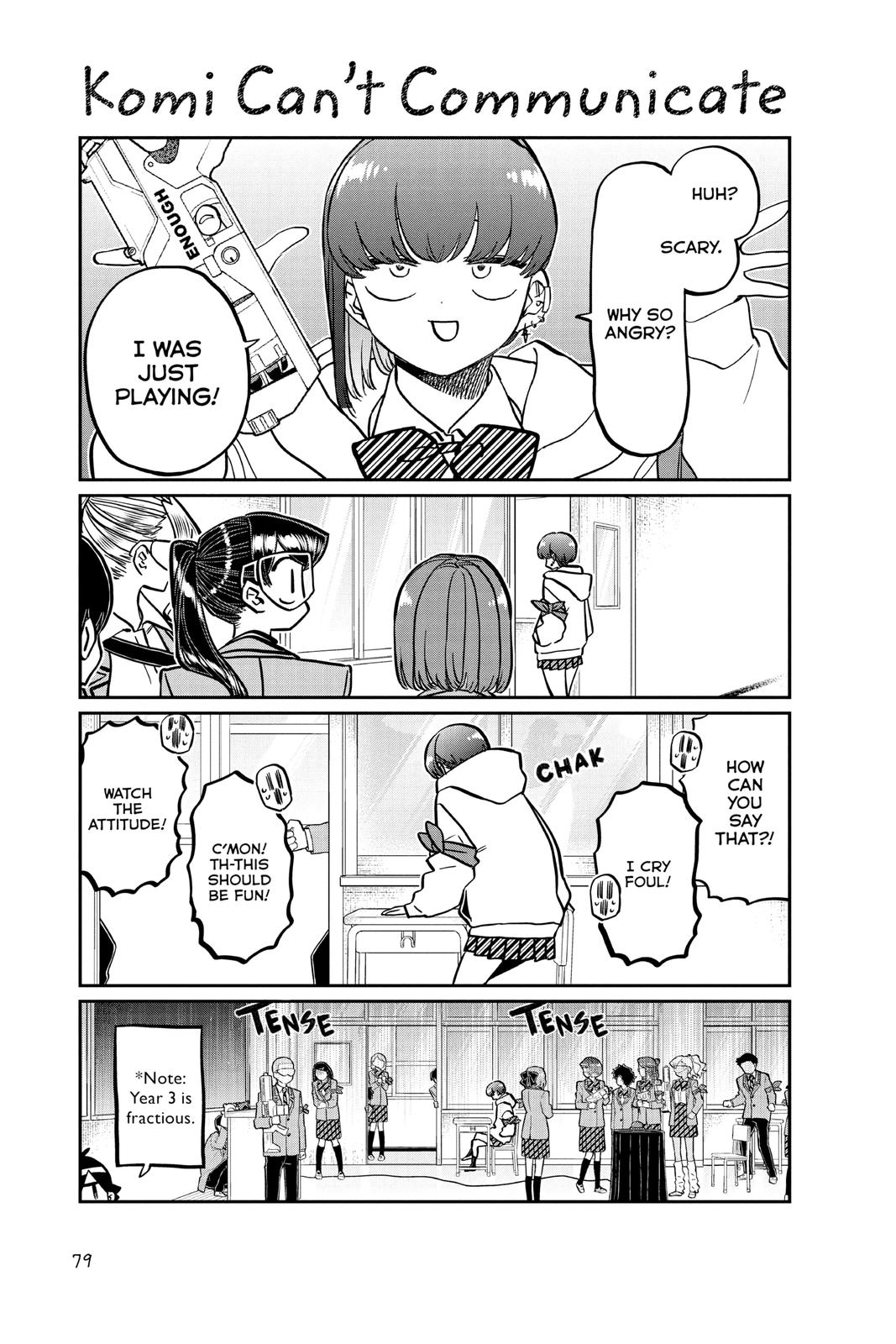 Komi Can’t Communicate Chapter 331