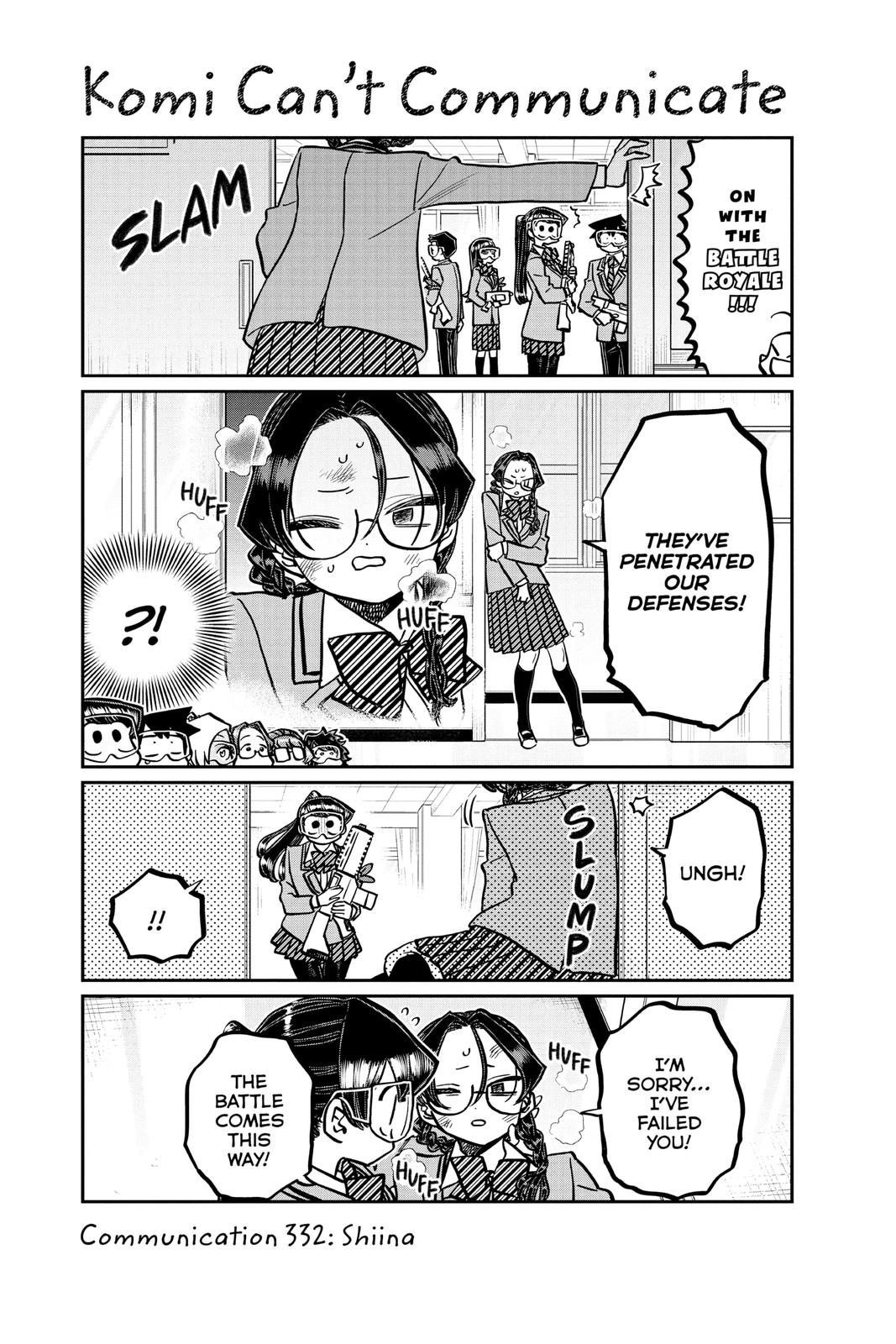 Komi Can’t Communicate Chapter 332