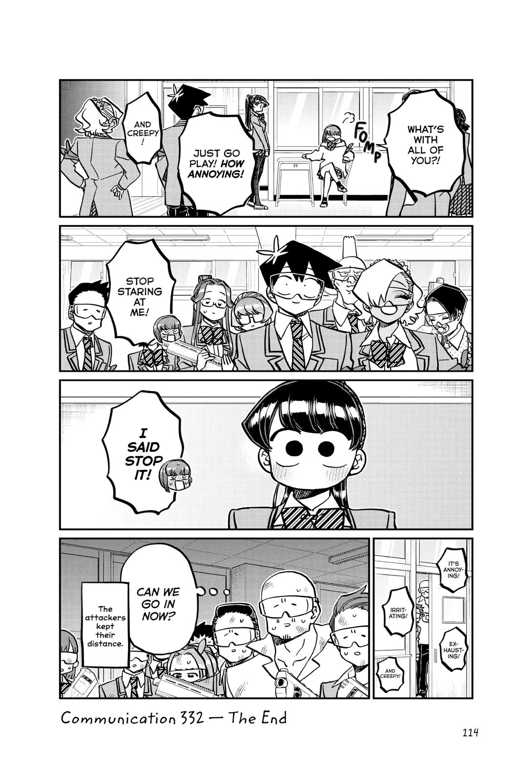 Komi Can’t Communicate Chapter 332