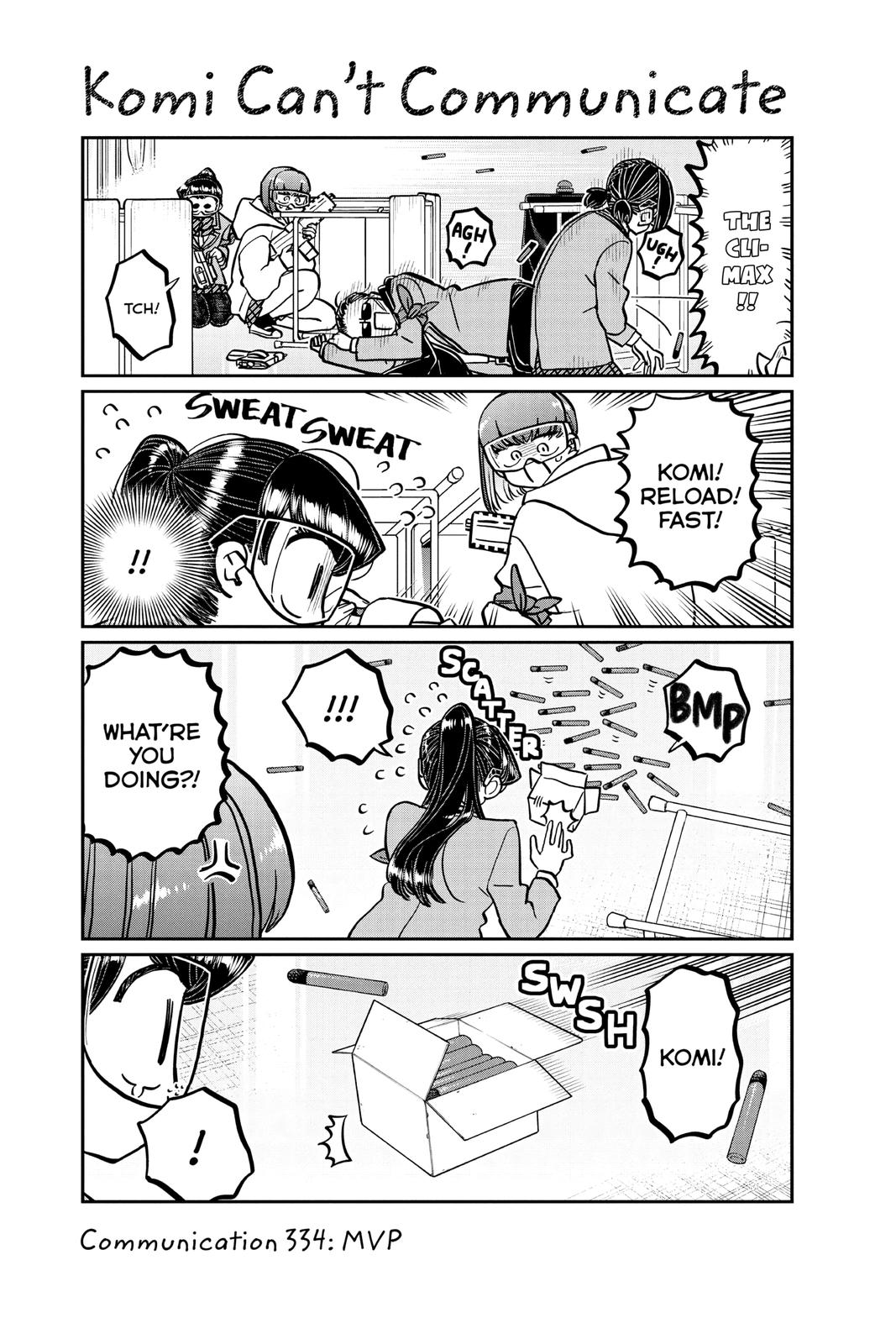 Komi Can’t Communicate Chapter 334