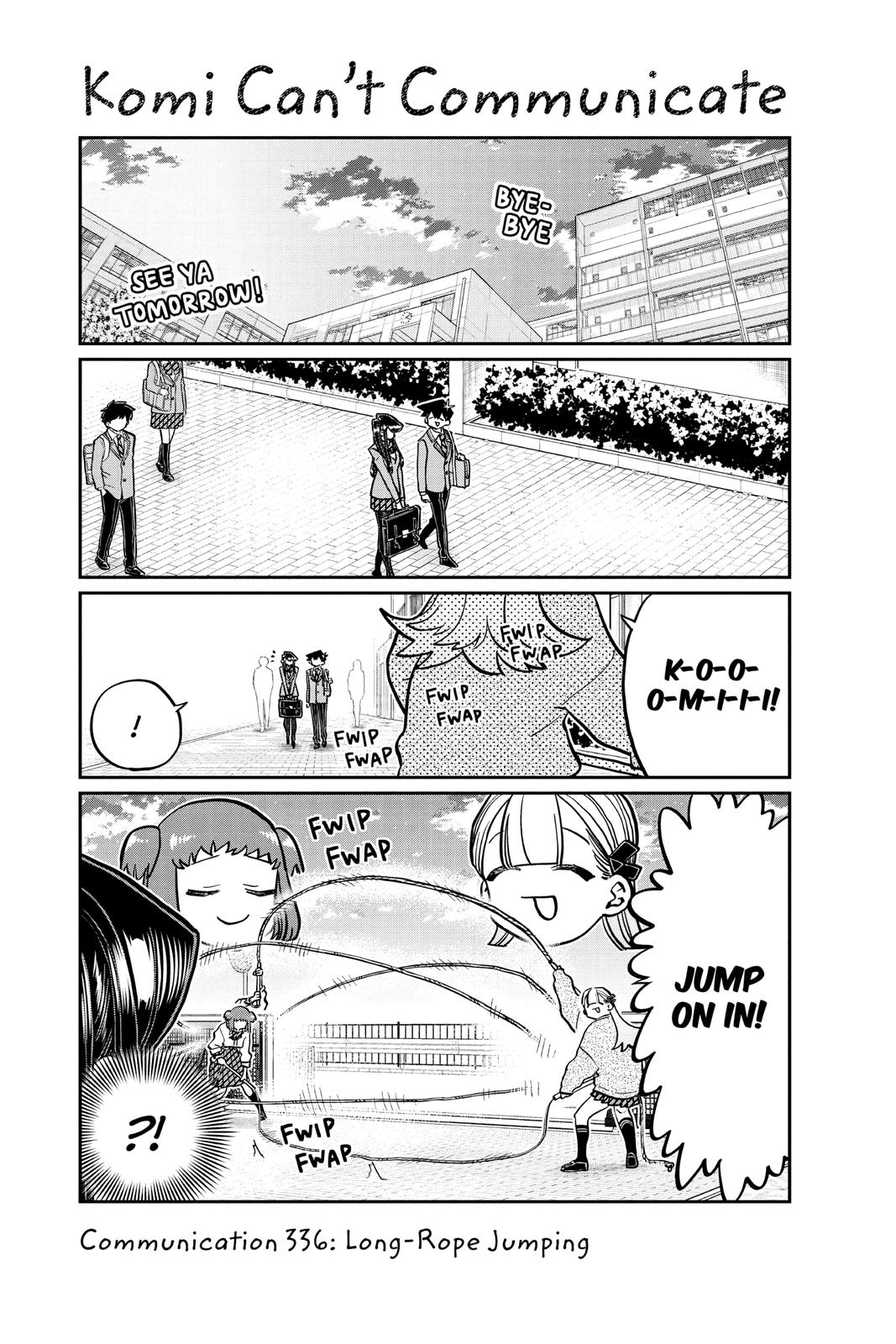 Komi Can’t Communicate Chapter 336