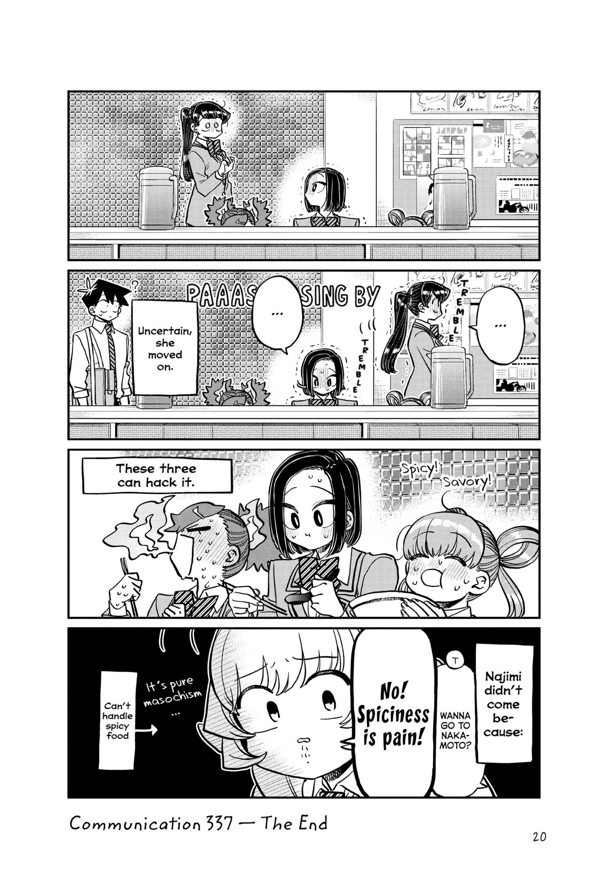 Komi Can’t Communicate Chapter 337