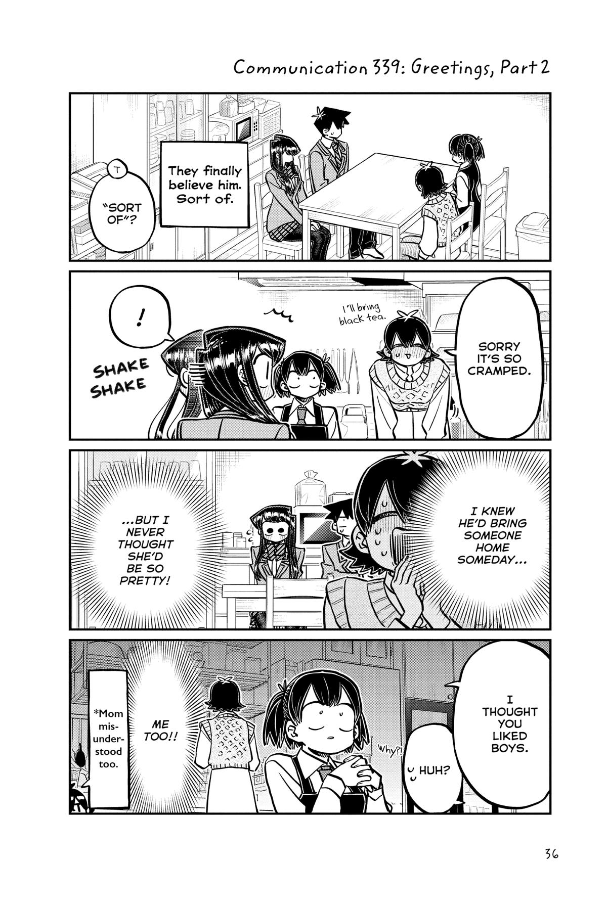 Komi Can’t Communicate Chapter 339