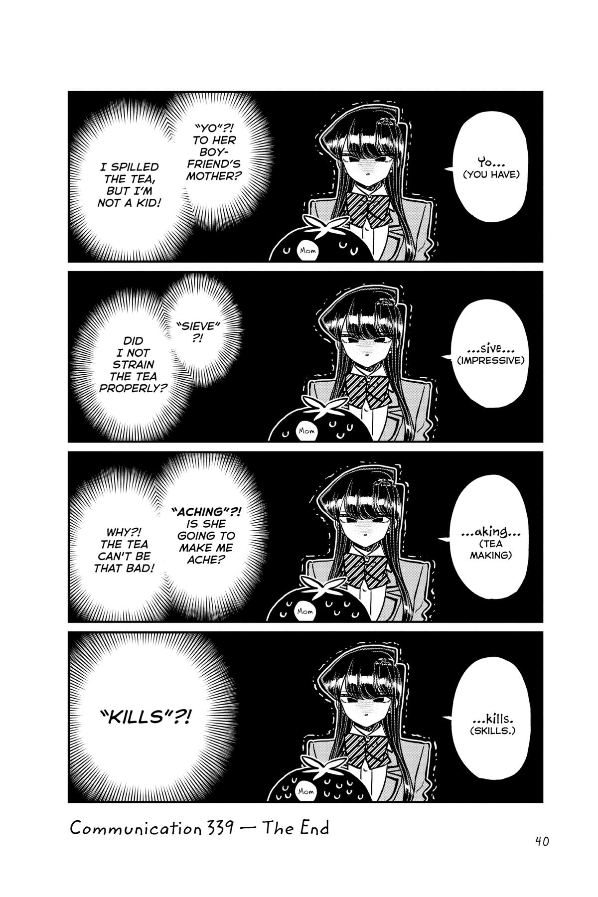 Komi Can’t Communicate Chapter 339