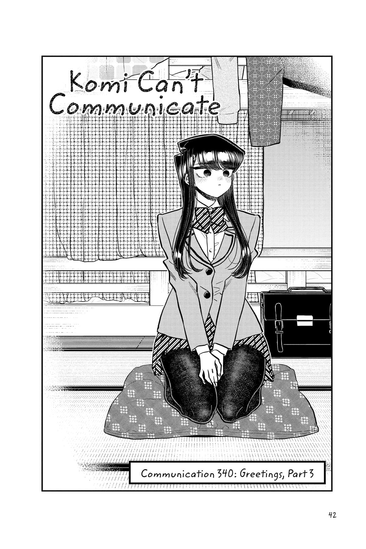 Komi Can’t Communicate Chapter 340