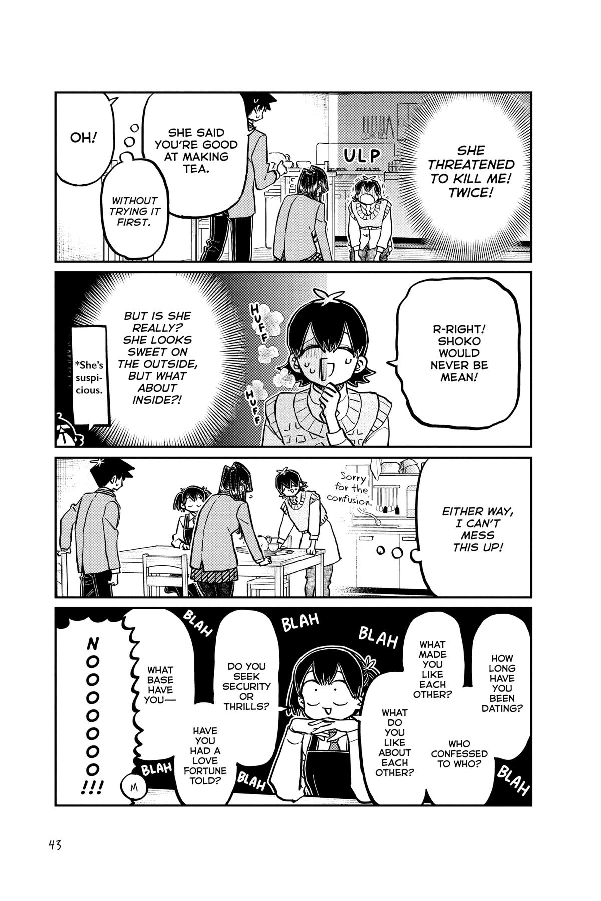 Komi Can’t Communicate Chapter 340