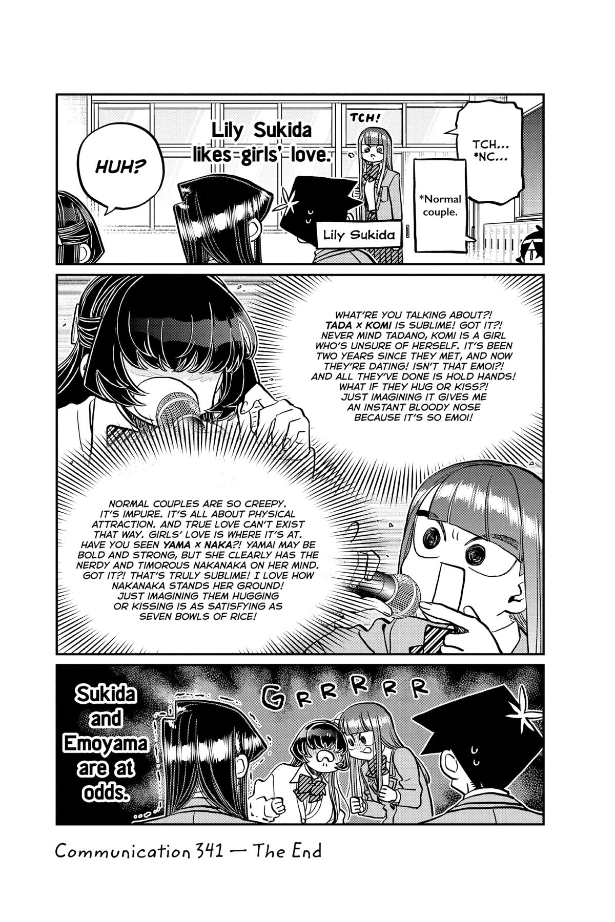 Komi Can’t Communicate Chapter 341