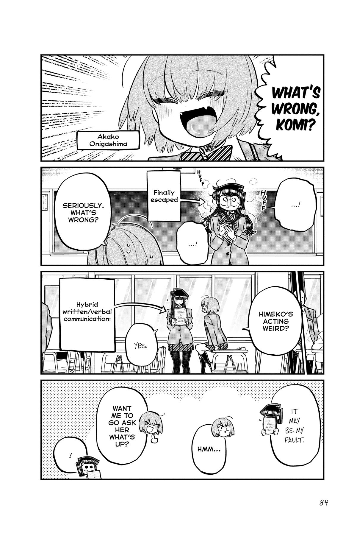 Komi Can’t Communicate Chapter 343