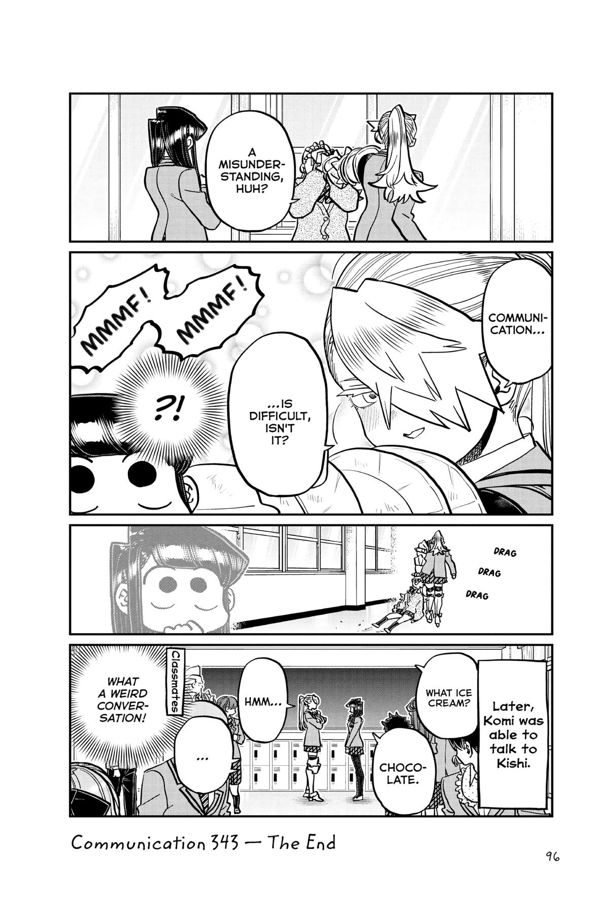 Komi Can’t Communicate Chapter 343