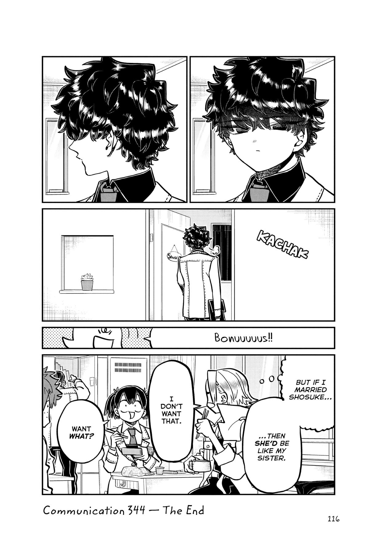 Komi Can’t Communicate Chapter 344