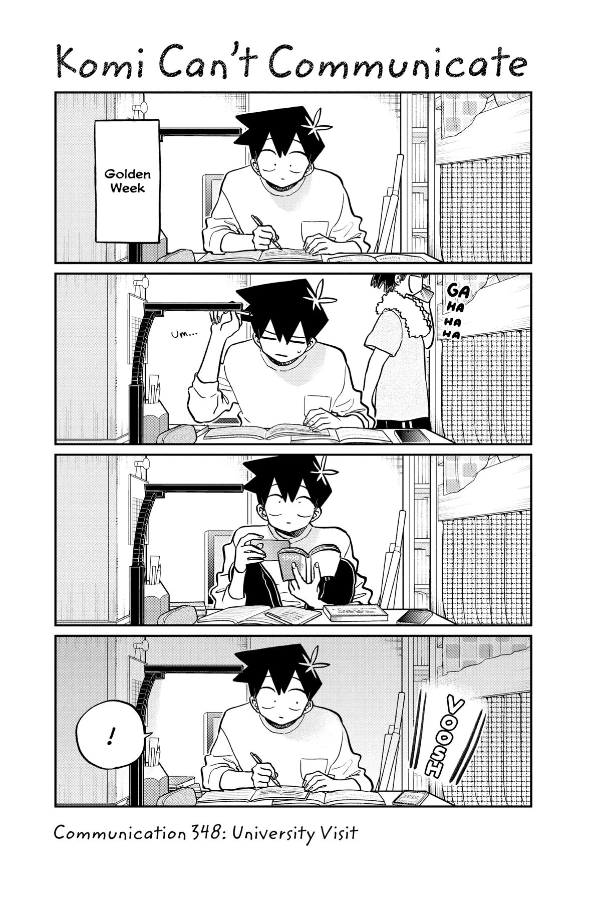 Komi Can’t Communicate Chapter 348