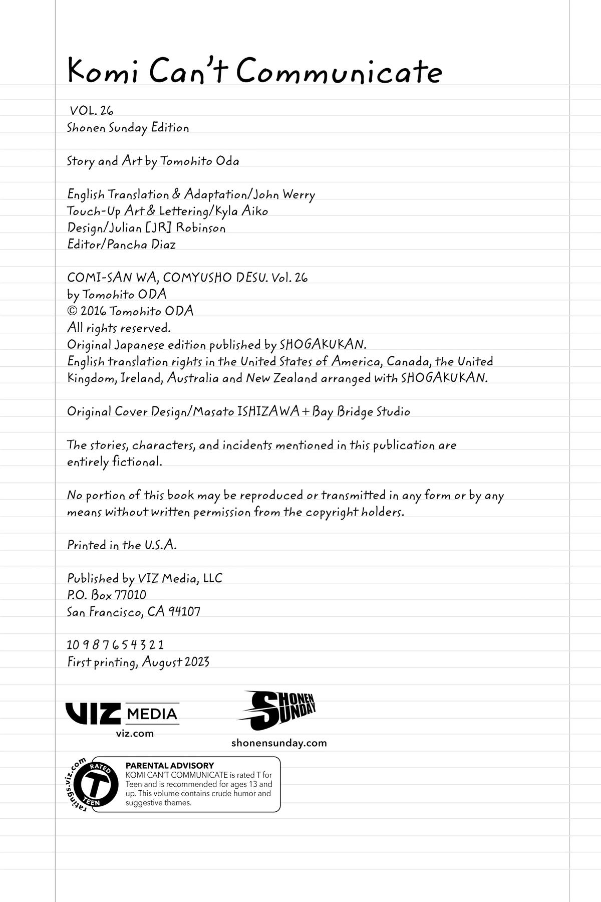 Komi Can’t Communicate Chapter 349