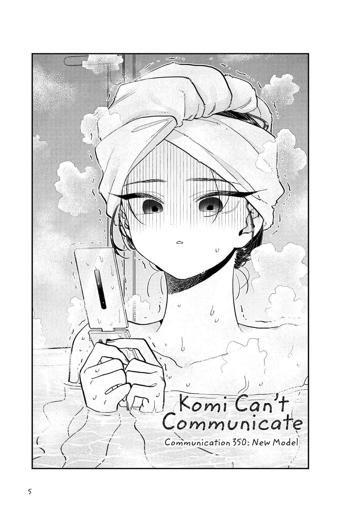 Komi Can’t Communicate Chapter 350