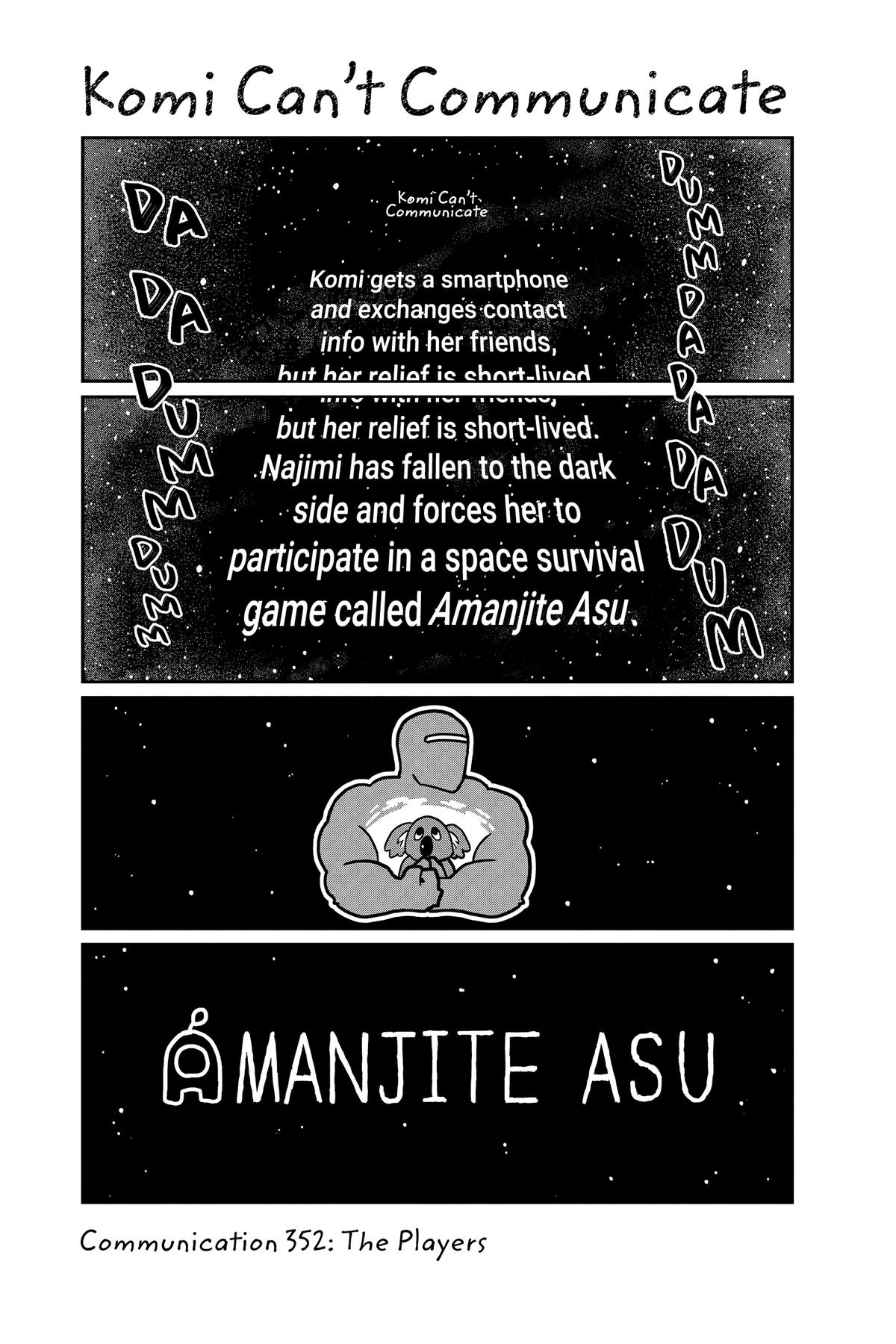 Komi Can’t Communicate Chapter 352