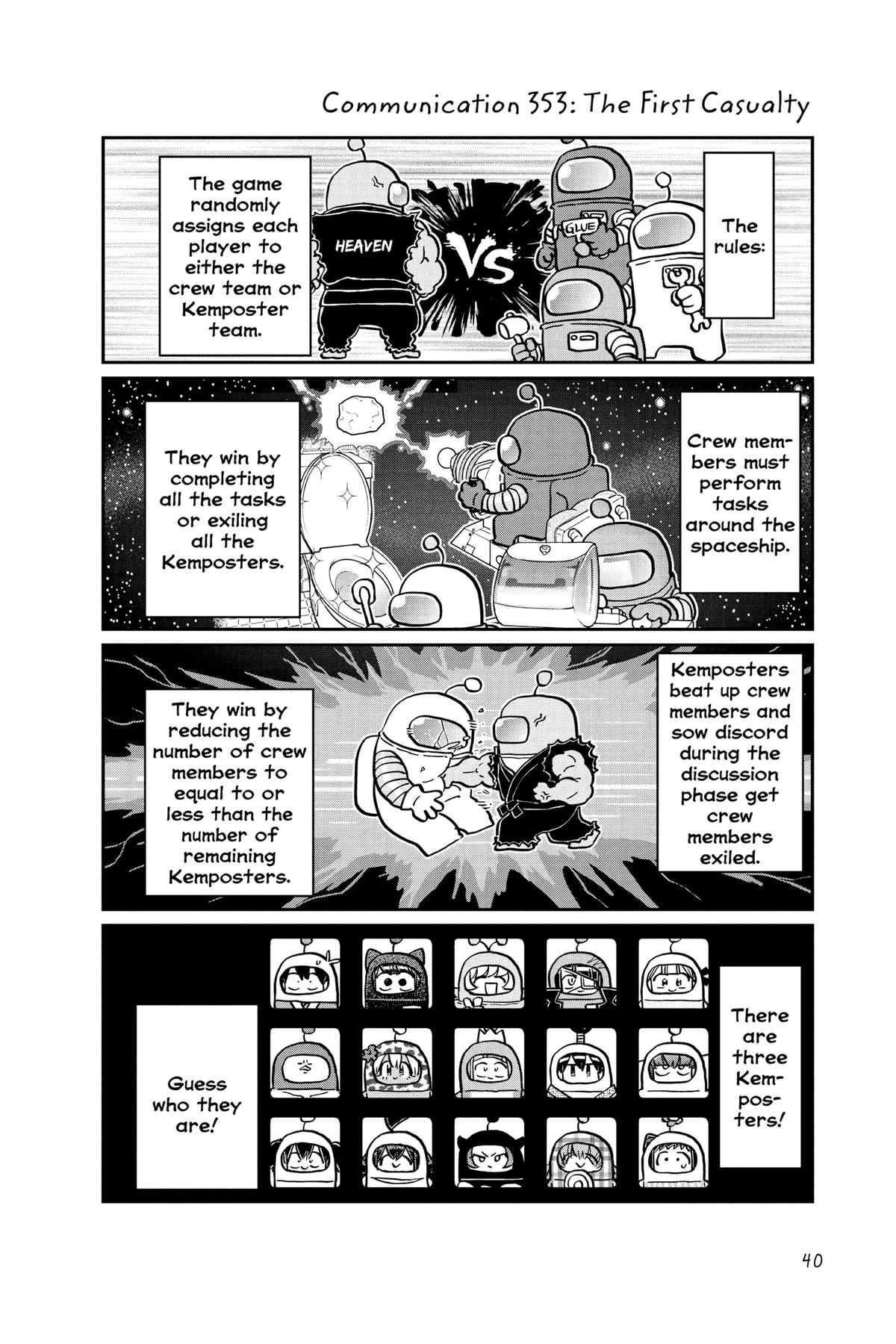 Komi Can’t Communicate Chapter 353